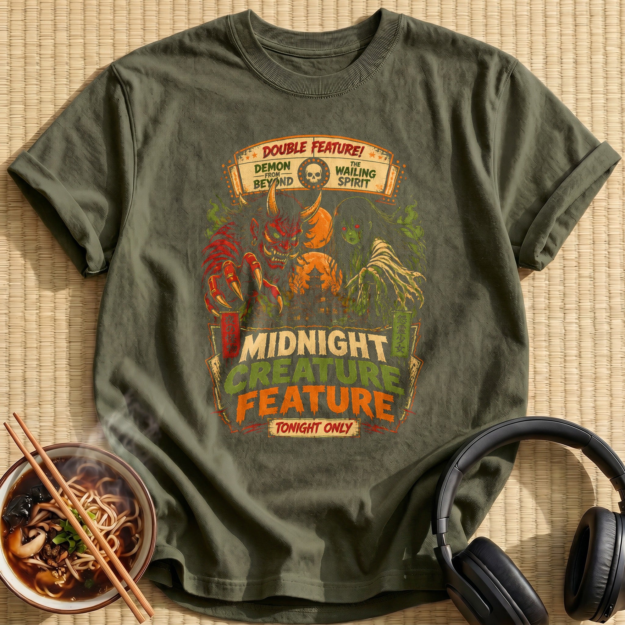 Midnight Creature Feature - Military Green