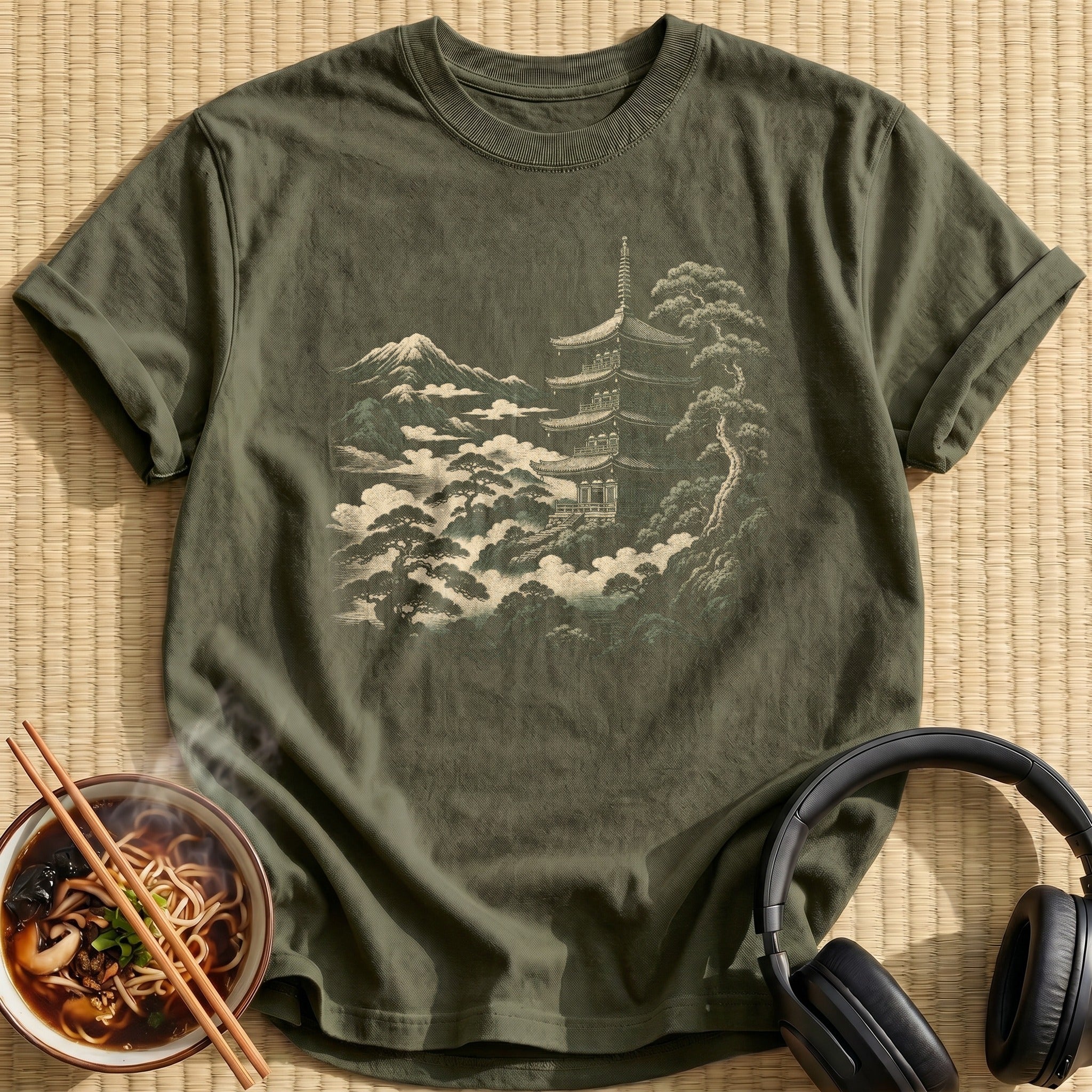 Misty Mountain Pagoda Pine Trees