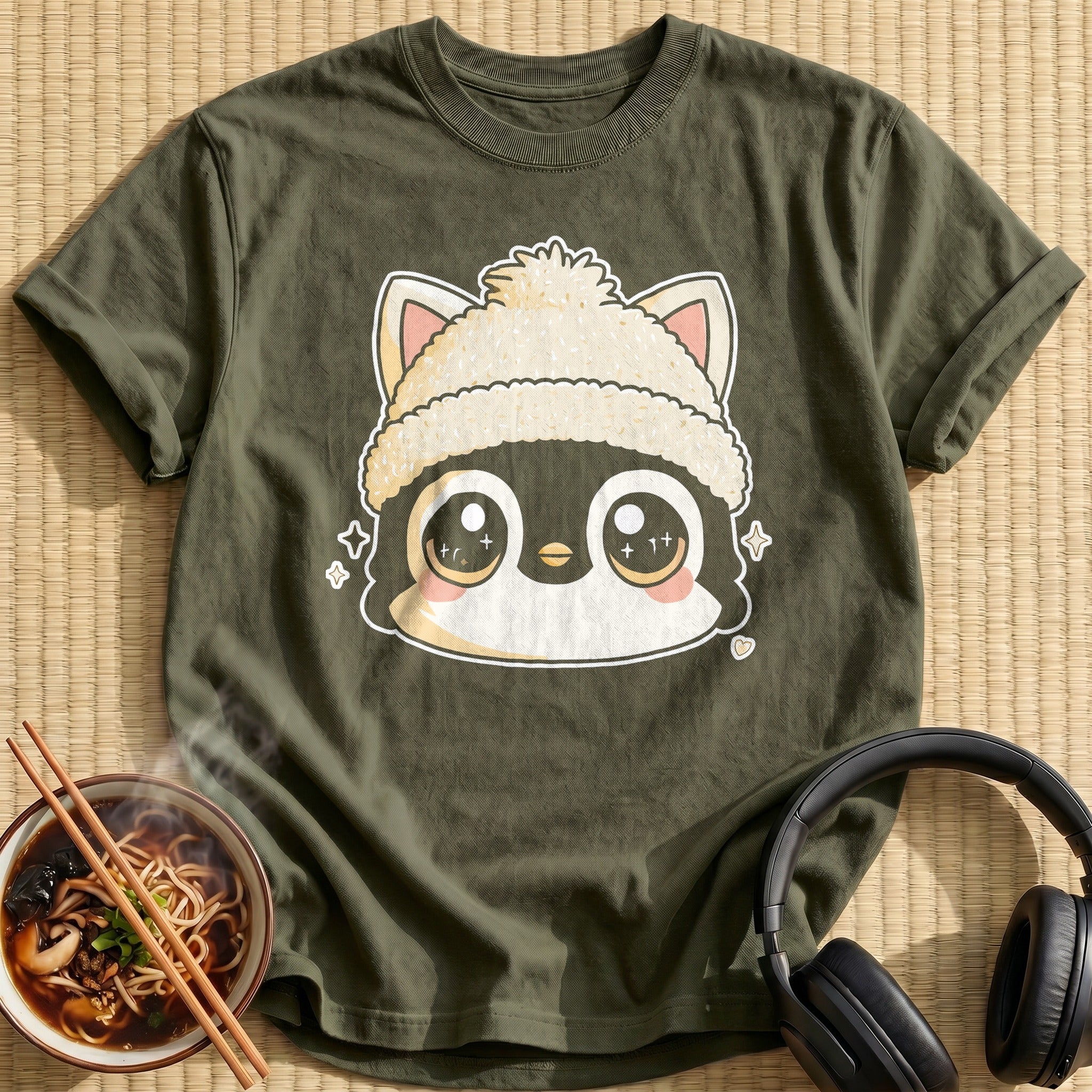 Penguin Cream Beanie
