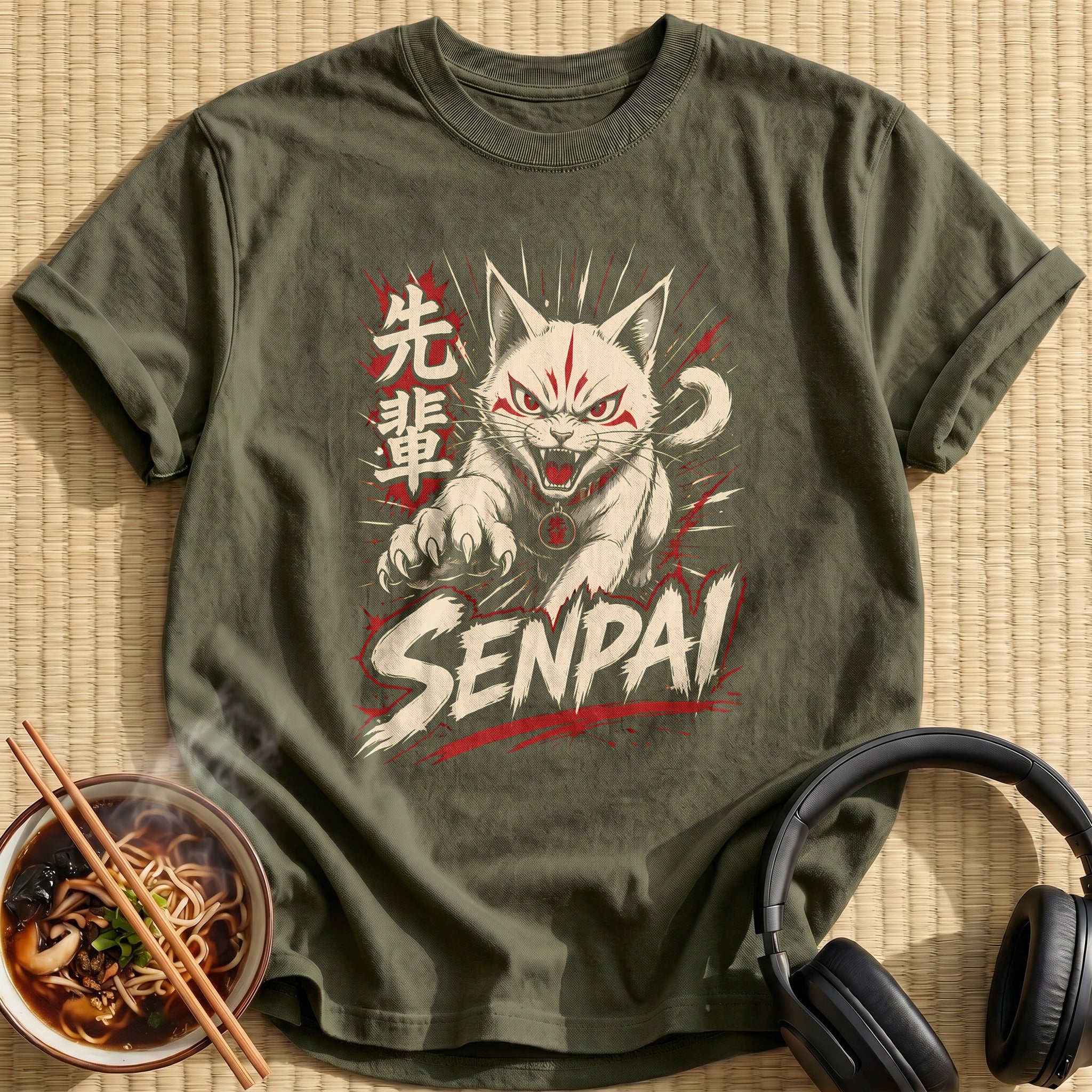 Senpai Anime 21 - Military Green