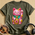 Stained Glass Maneki 69 - Military Green