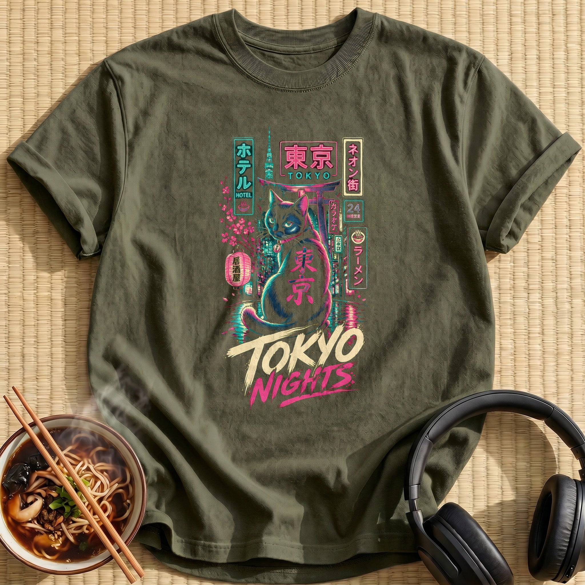 Tokyo Nights 35 - Military Green