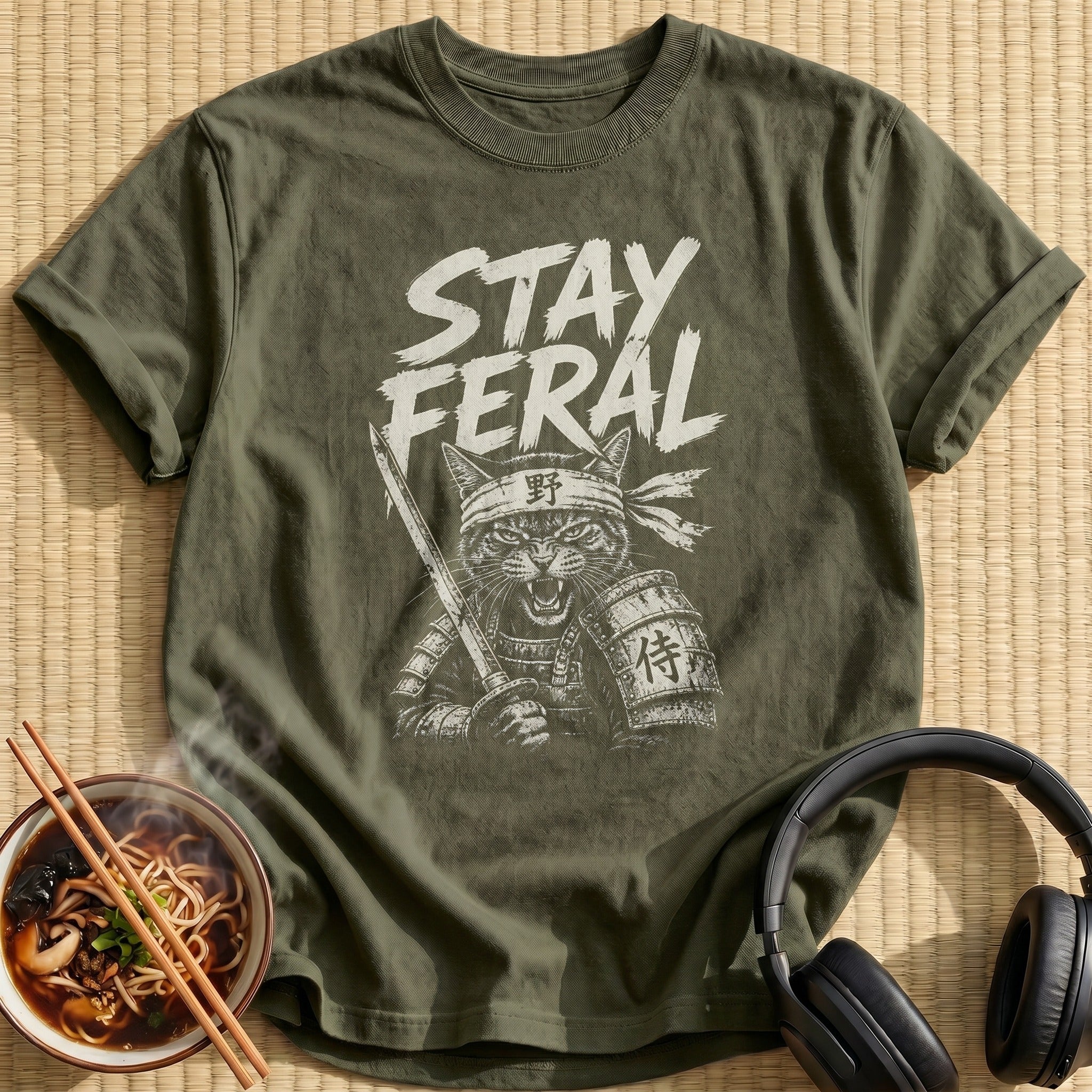 Tt Bw Stay Feral 94 - Military Green