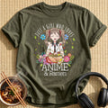 Twintail Girl Loves Anime Ramen - Military Green
