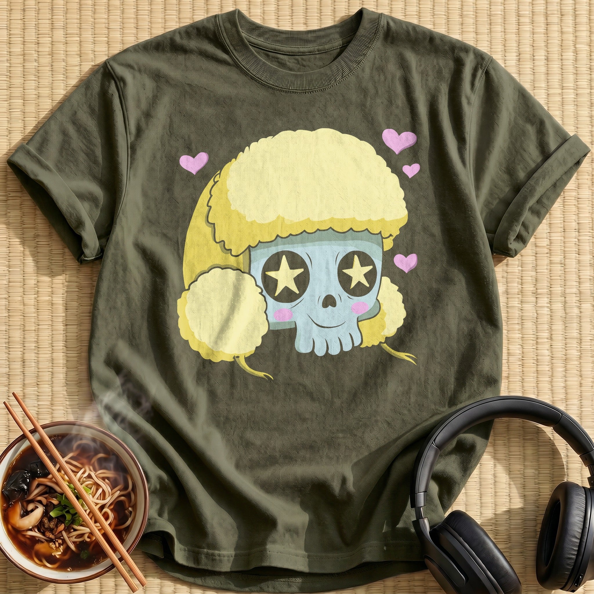 Yellow Fur Star Skull