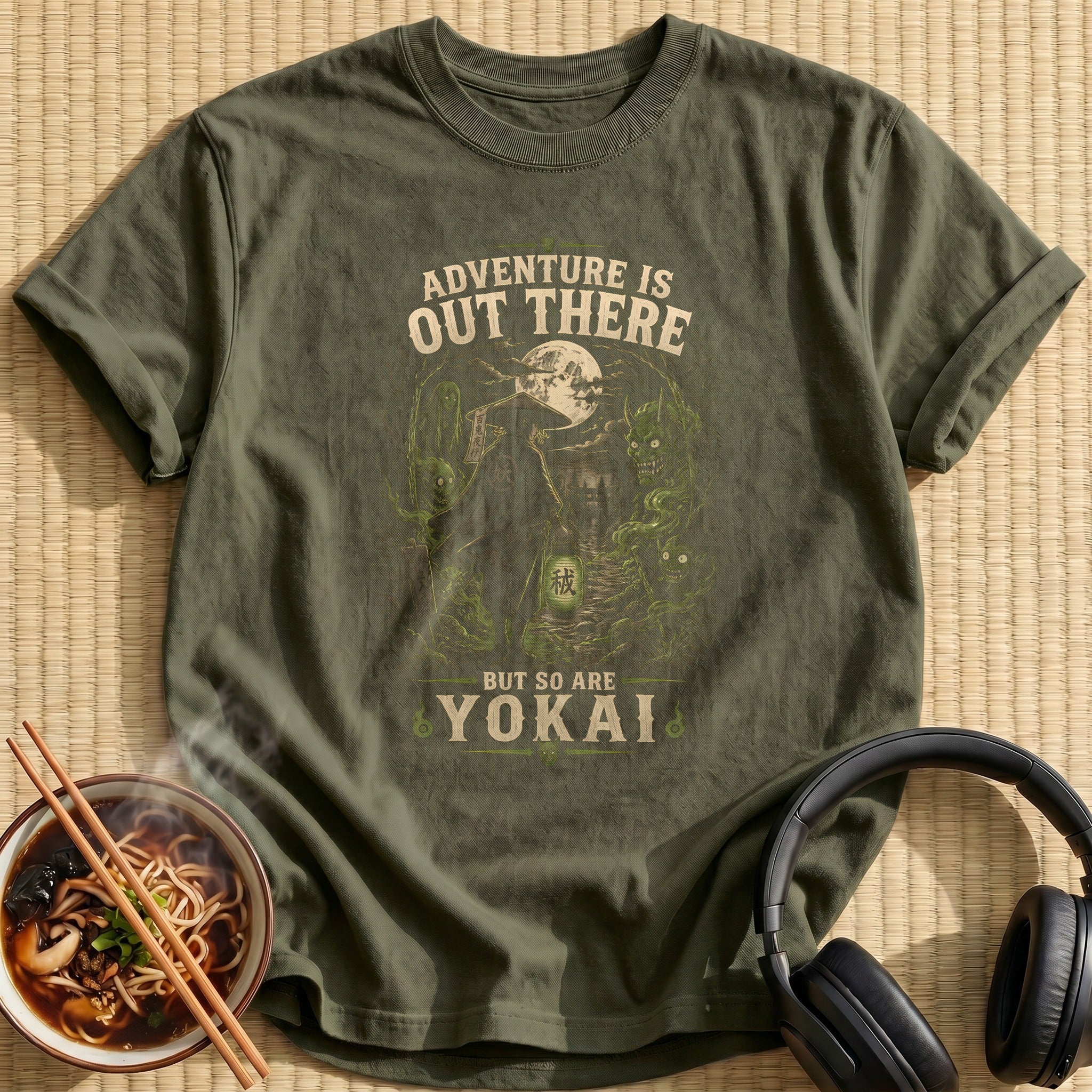 Yokai Out There - Military Green