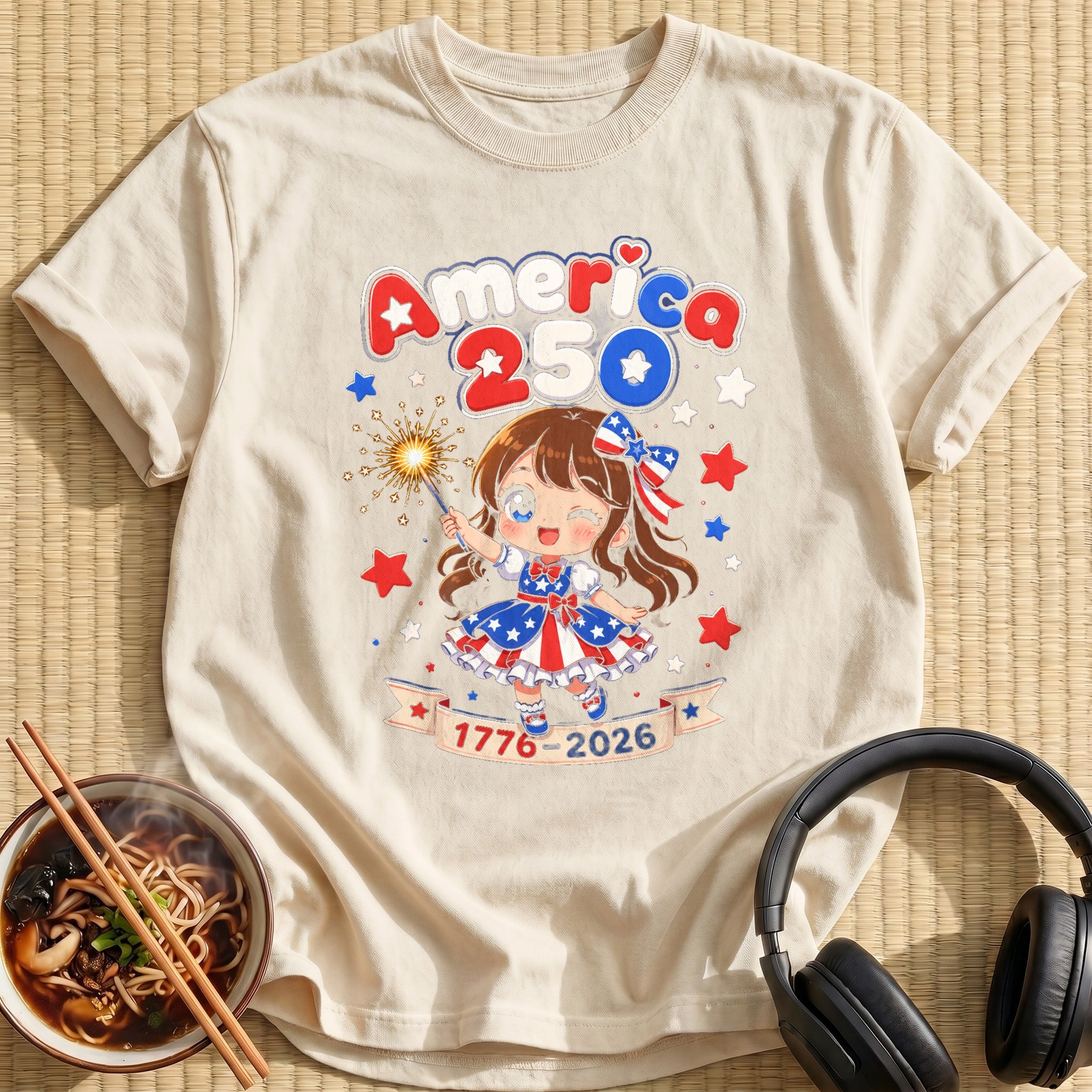 America 250 Chibi Star