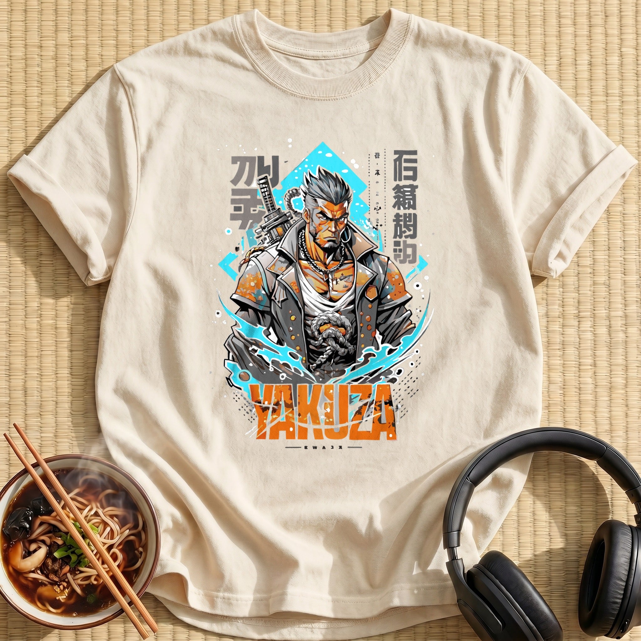Armed Yakuza Gangster Warrior Portrait - Natural