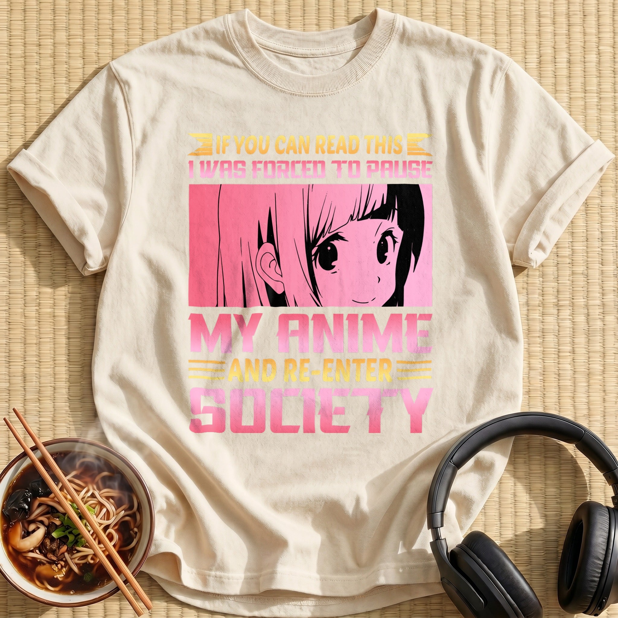Forced To Pause Anime Society - Natural