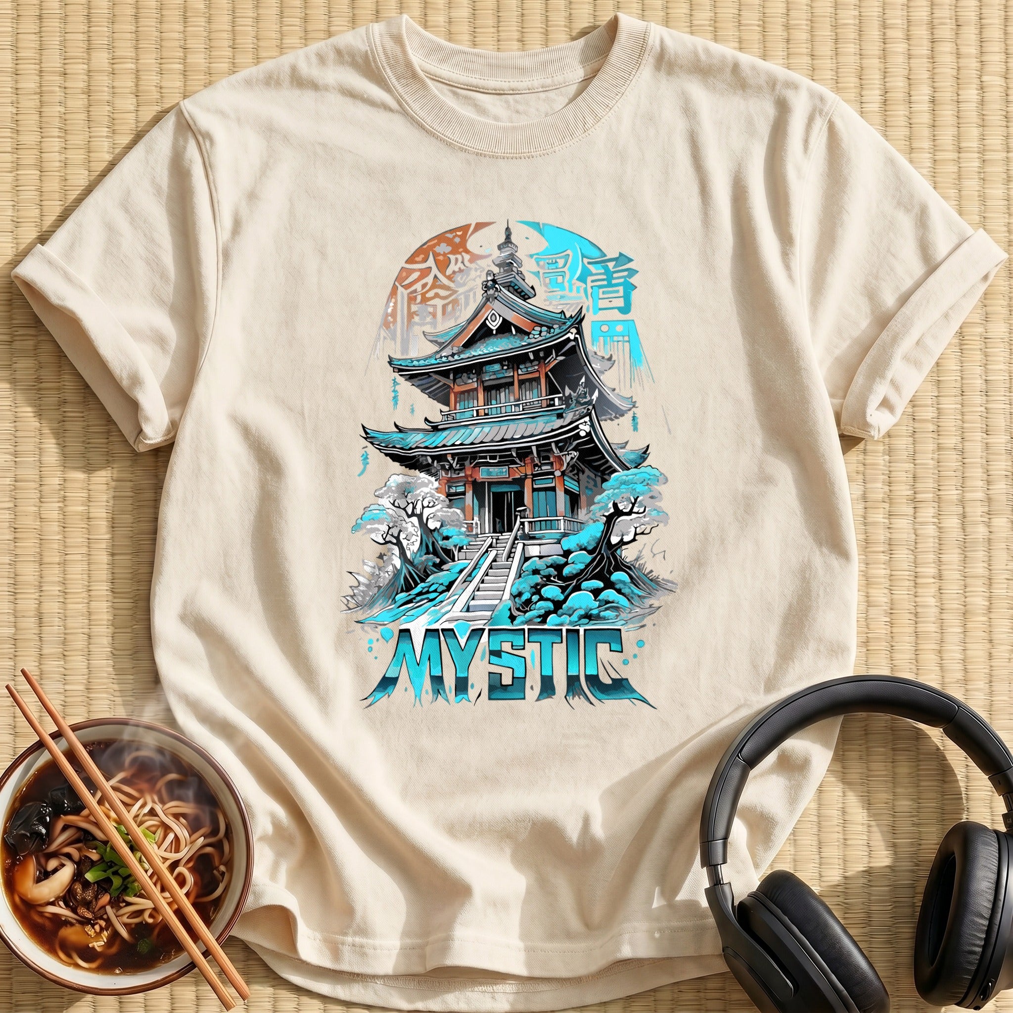 Mystic Japanese Temple Pagoda Shrine - Natural