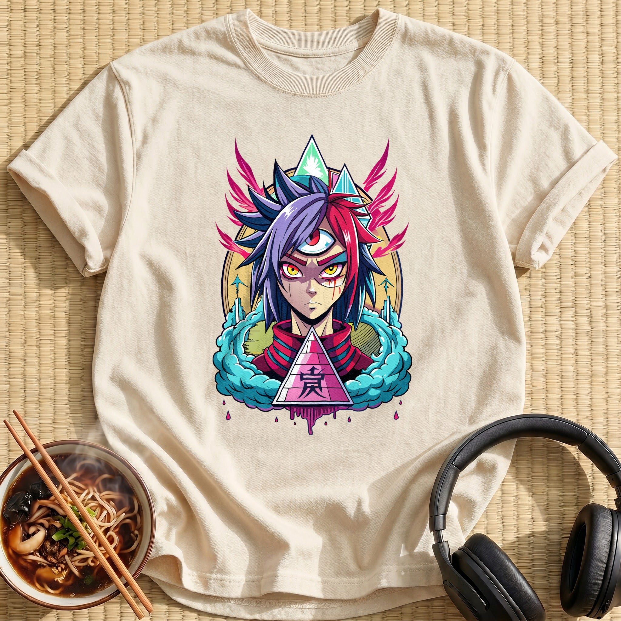 Third Eye Anime Warrior Pyramid - Natural