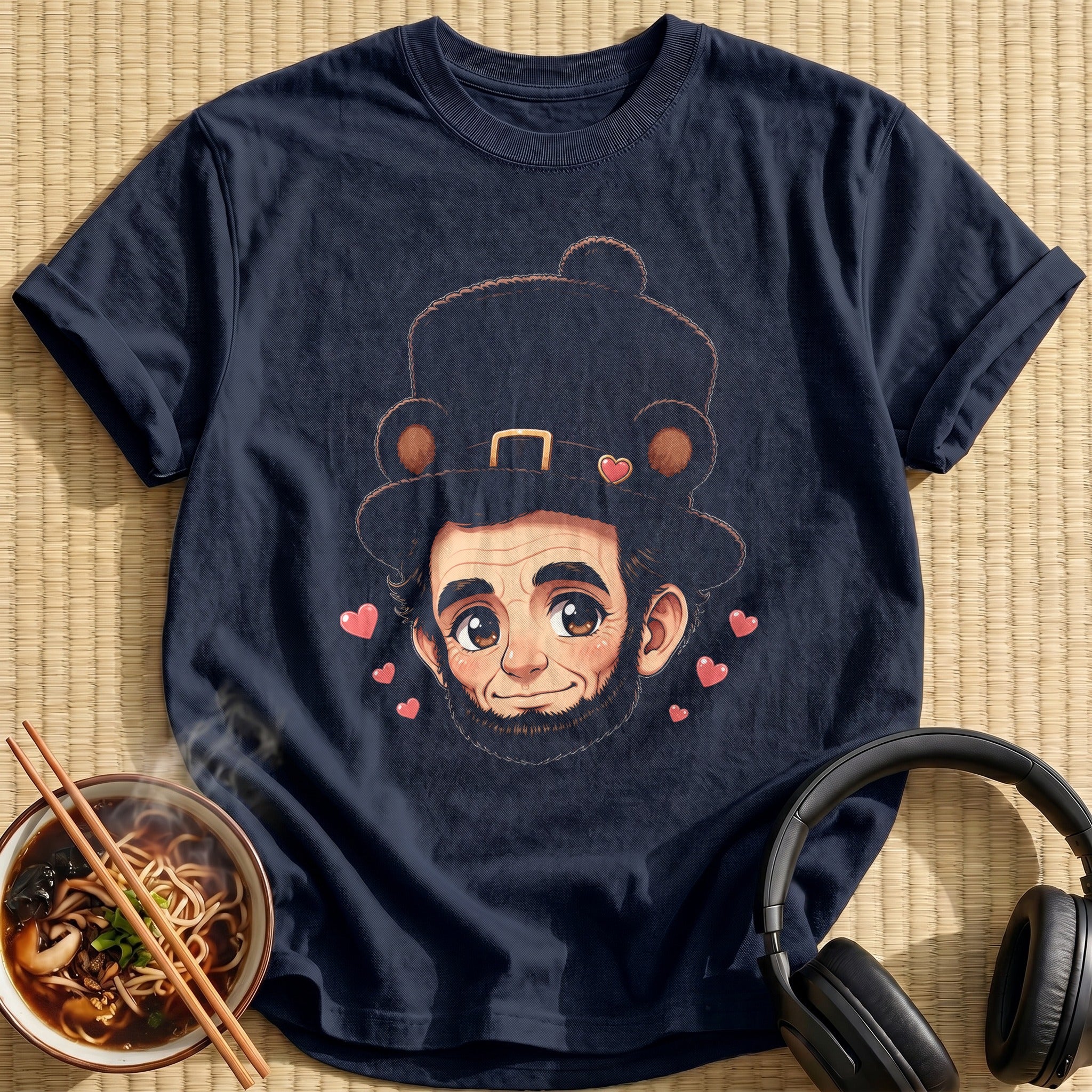Abraham Lincoln - Kawaii Fluffy Hat