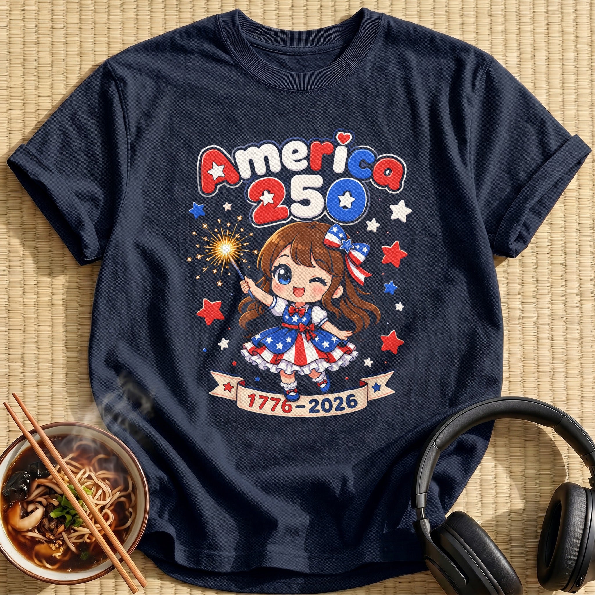 America 250 Chibi Star