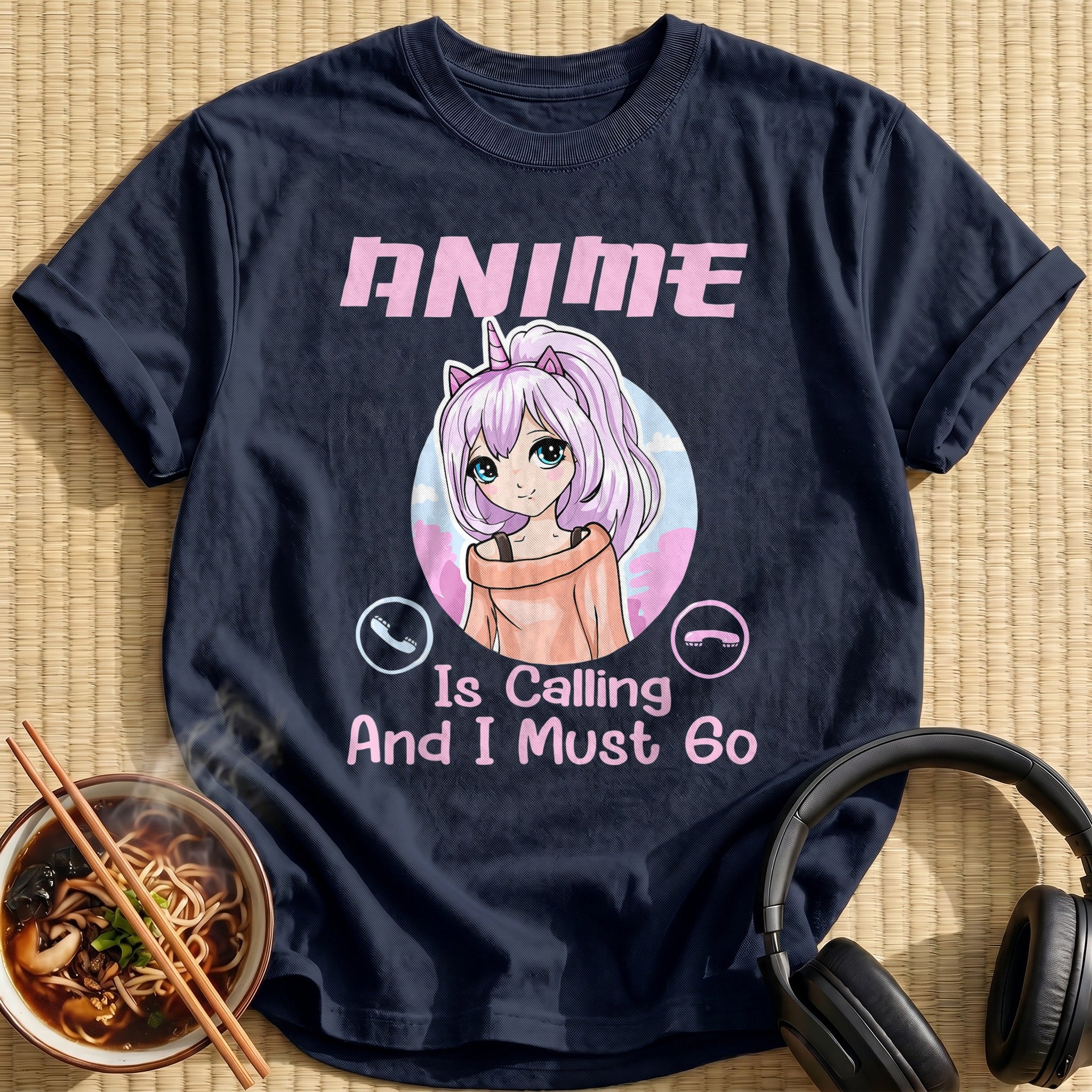 Anime Is Calling Unicorn Girl - Navy