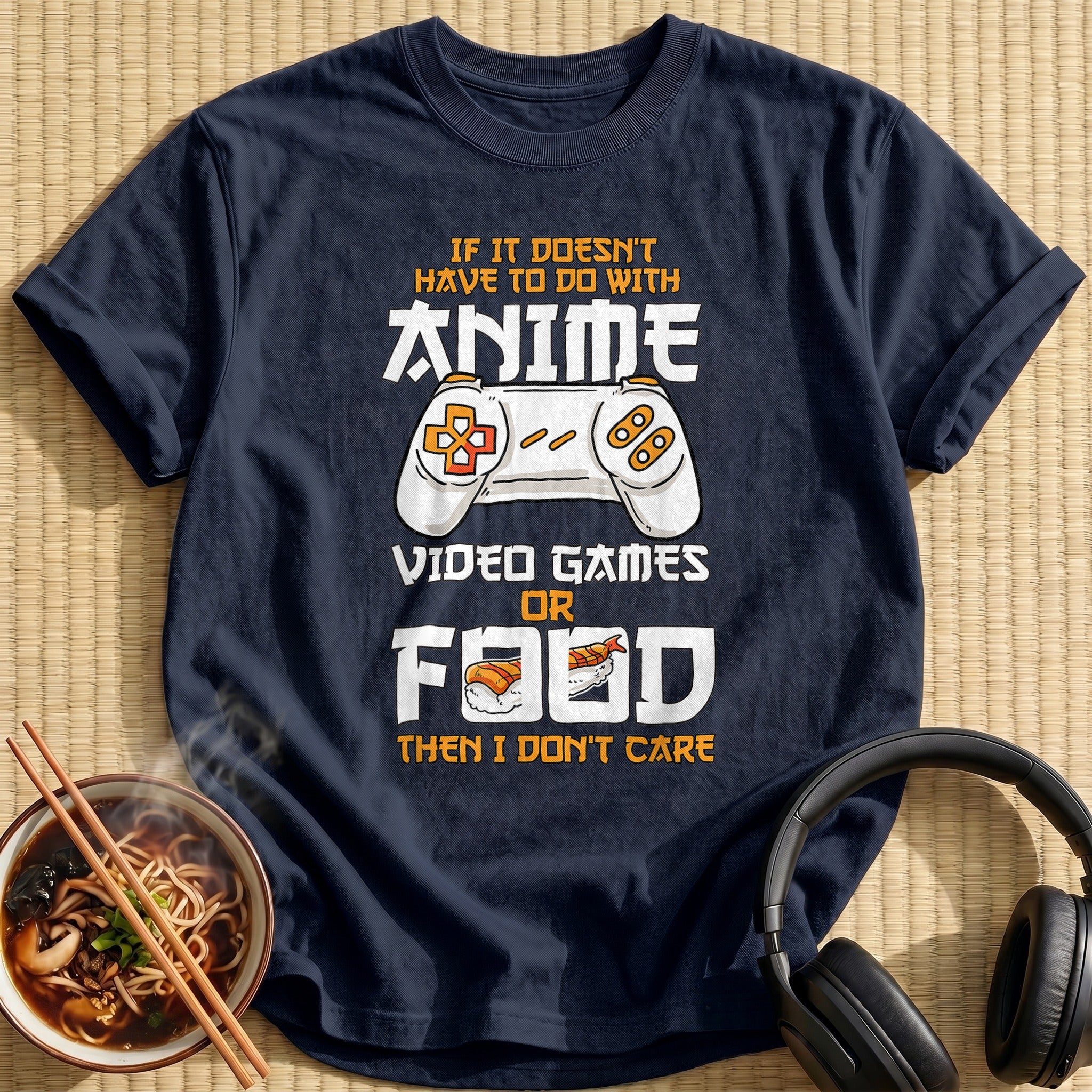 Anime Video Games Or Food - Navy