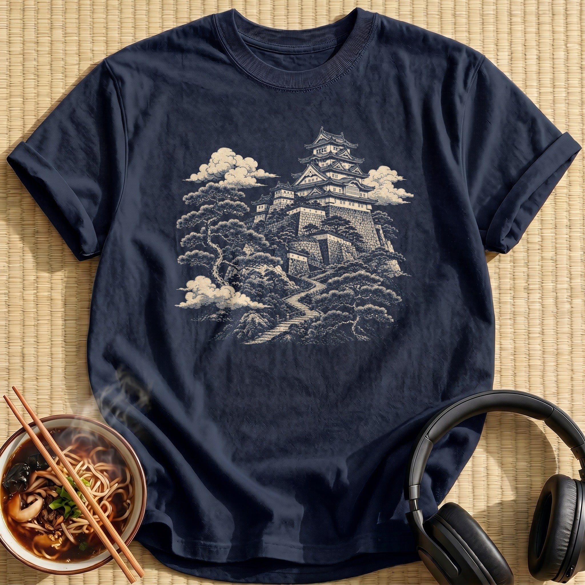 Blue Japanese Castle Pine Trees
