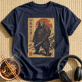 Brave Bear Samurai Mountain Scene