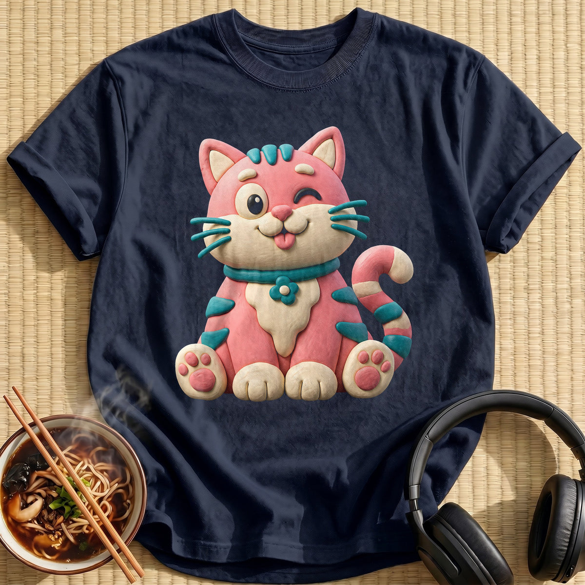 Claymation Cat 65 - Navy
