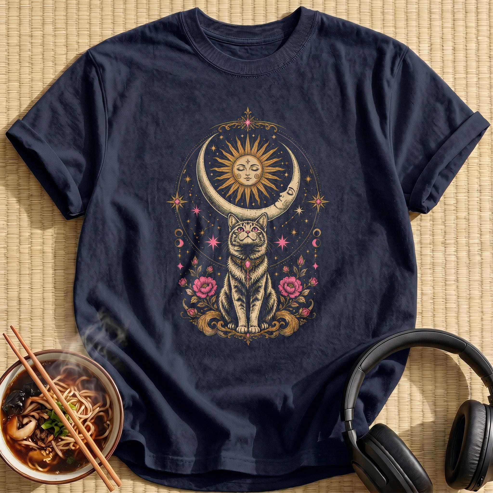 Etsy Celestial Cat 82 - Navy
