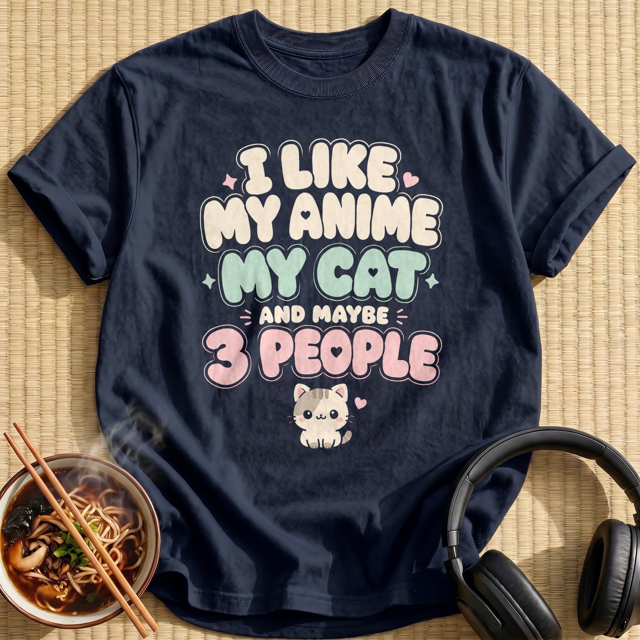 I Like My Anime My Cat And Maybe 3 People