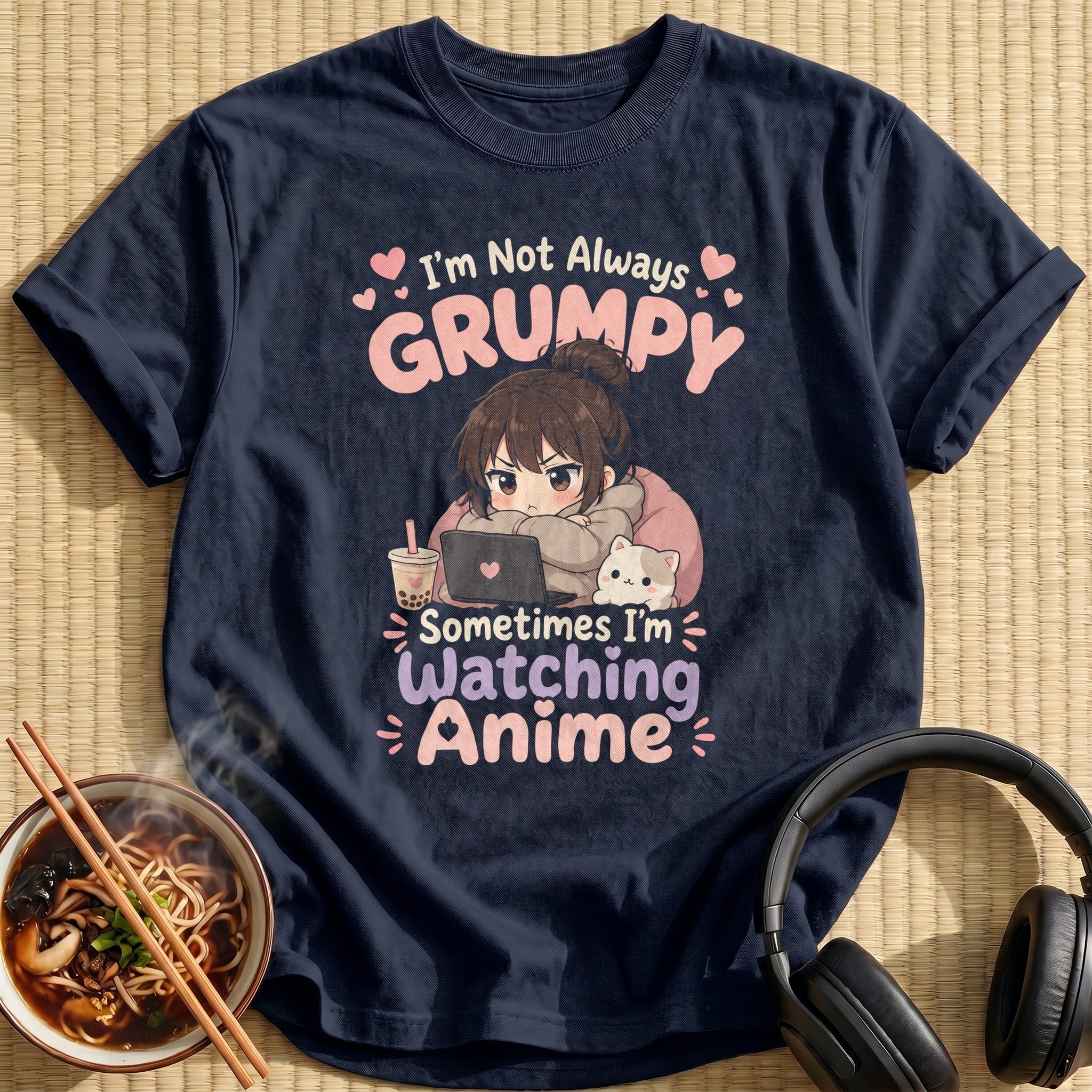I'm Not Always Grumpy Sometimes I'm Watching Anime