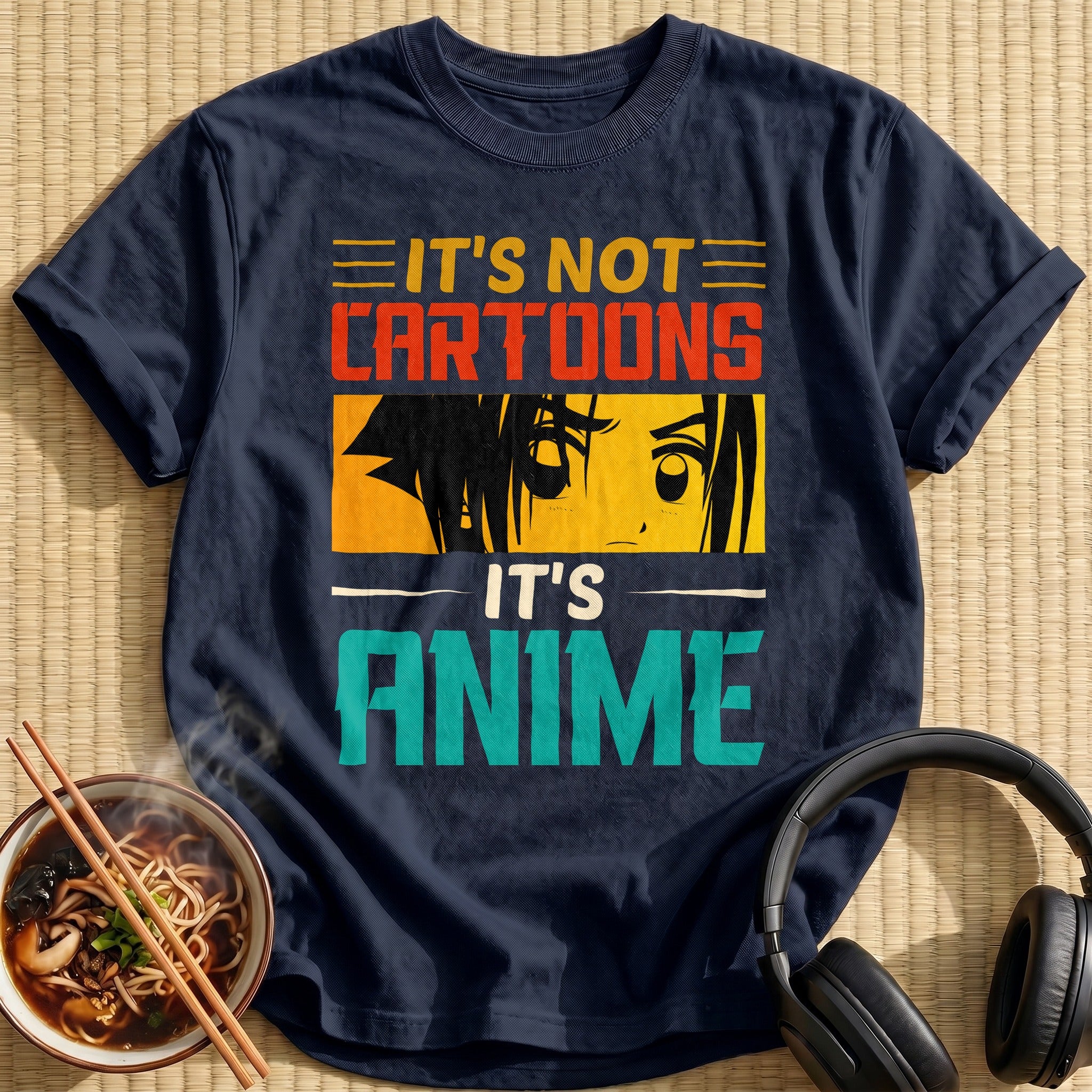 Its Not Cartoons Its Anime Boy - Navy
