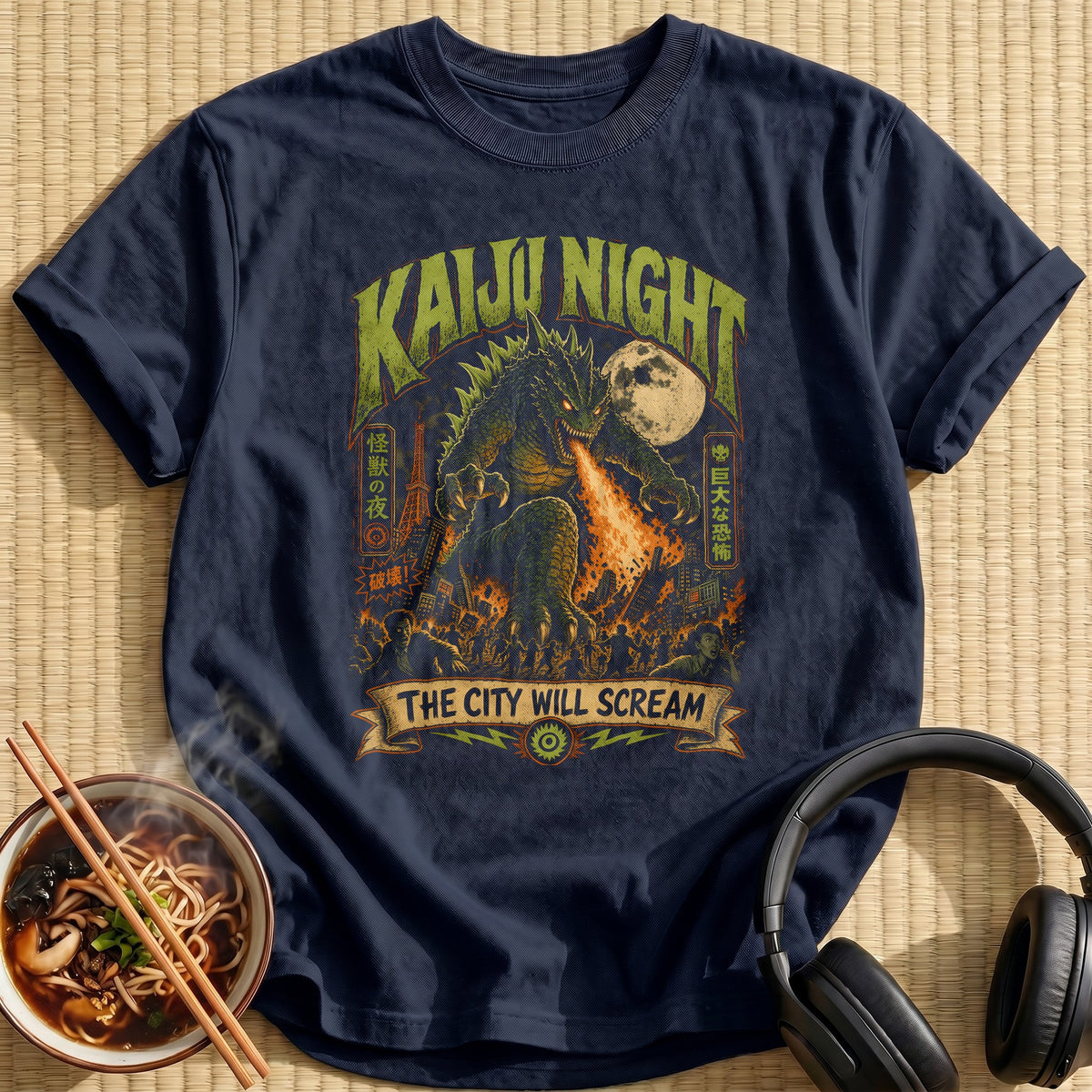 Kaiju Night Anime - Navy
