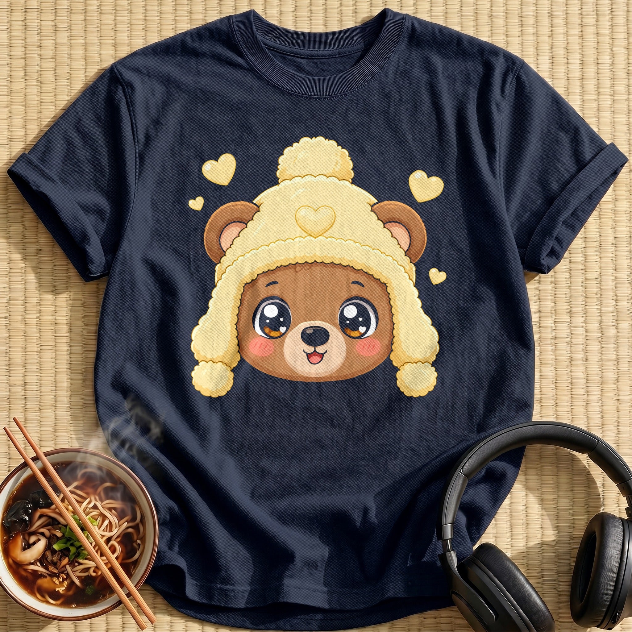 Kawaii Bear (Butter Yellow Hat)