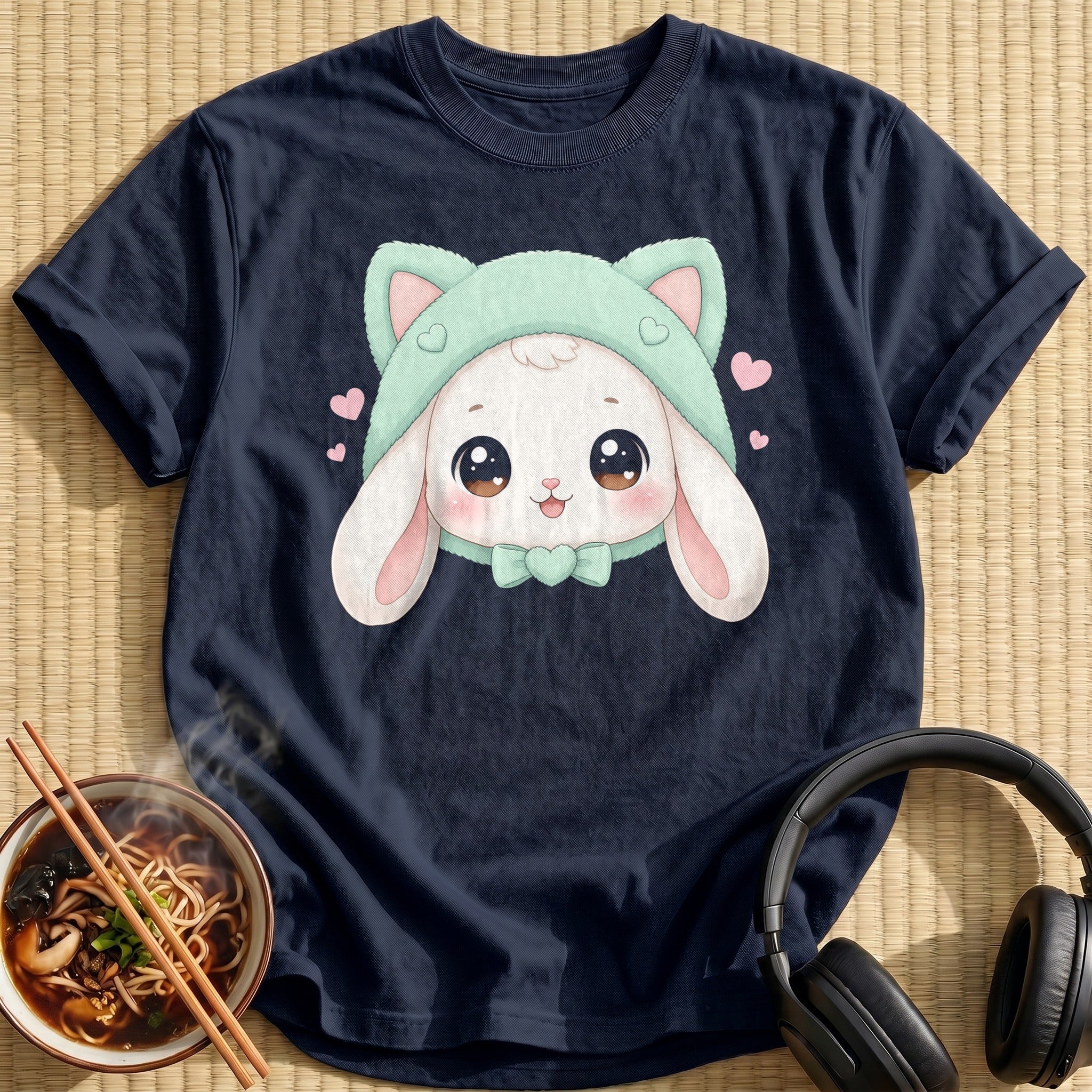Kawaii Bunny (Mint Hat)