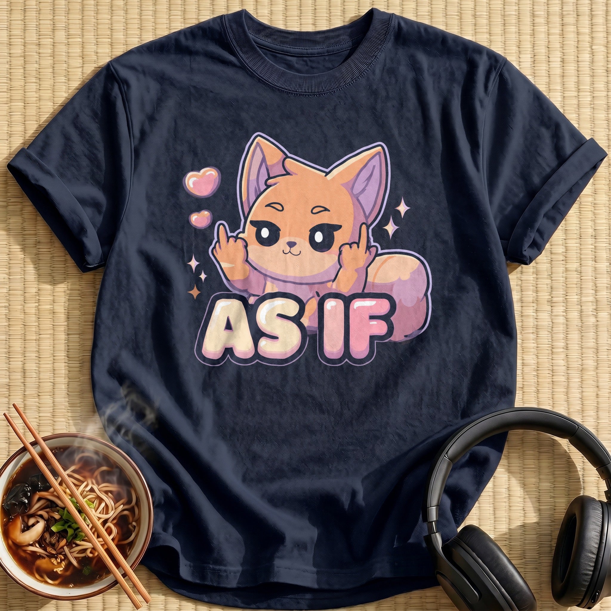 Kawaii Chibi Fox Saying As If