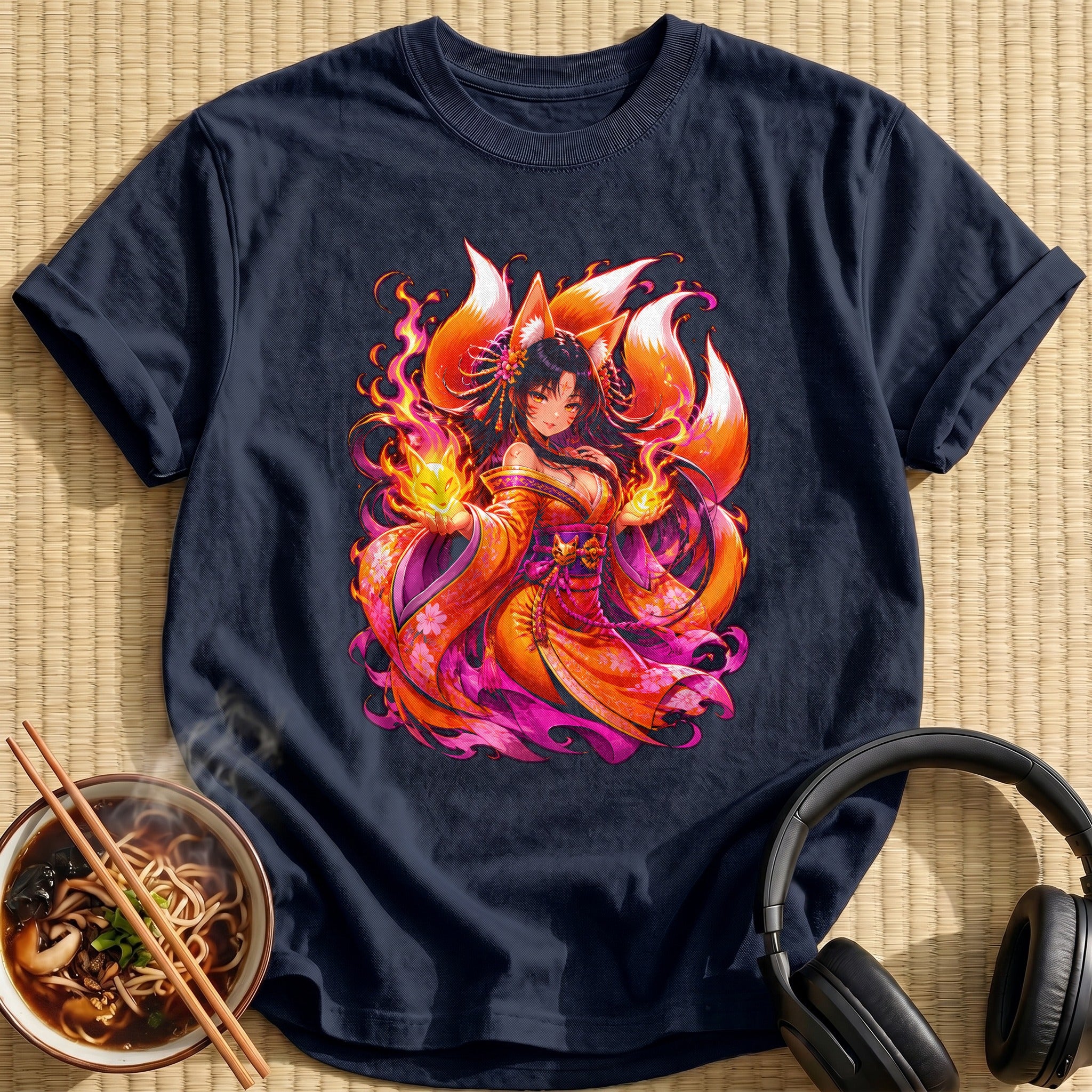 Kitsune Girl 56 - Navy