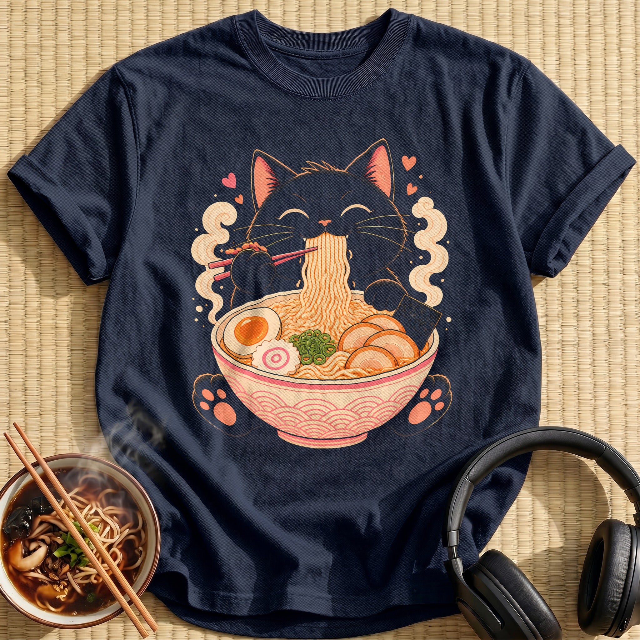 Md Cat Ramen 77 - Navy