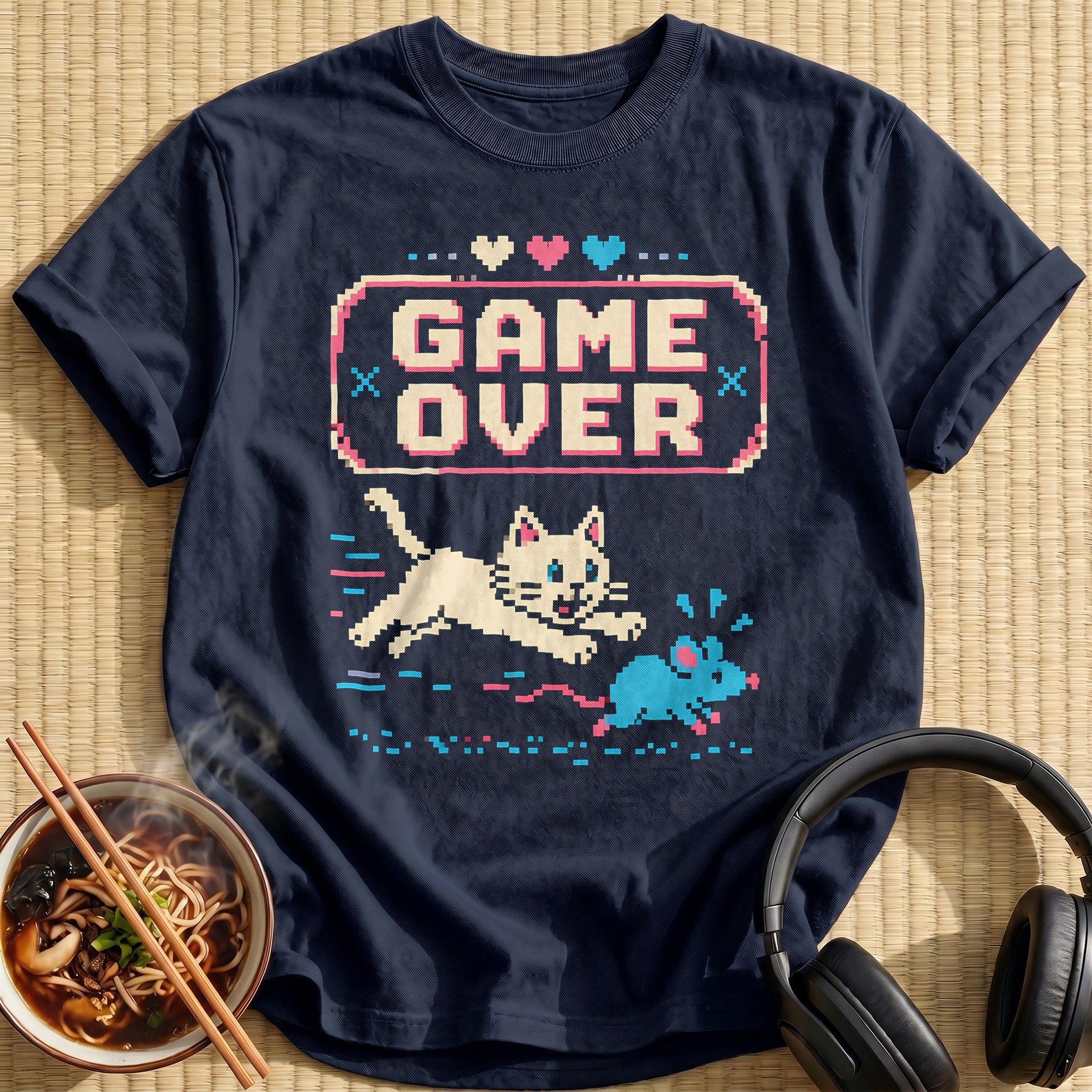 Md Gameover Cat 12 - Navy