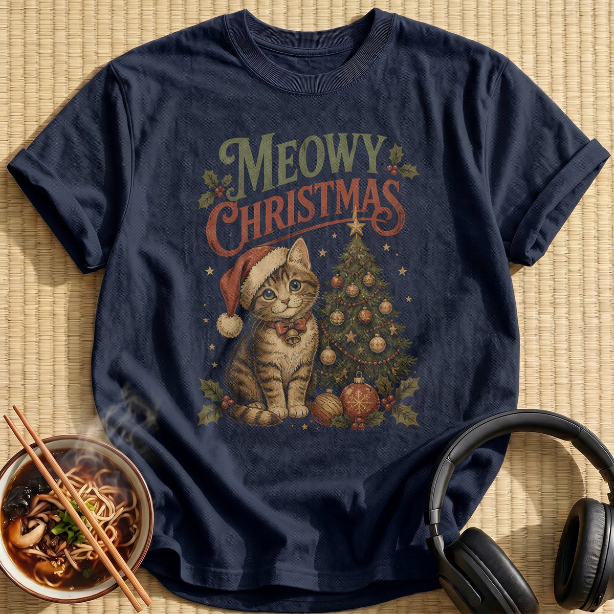 Meowy Christmas 62 - Navy