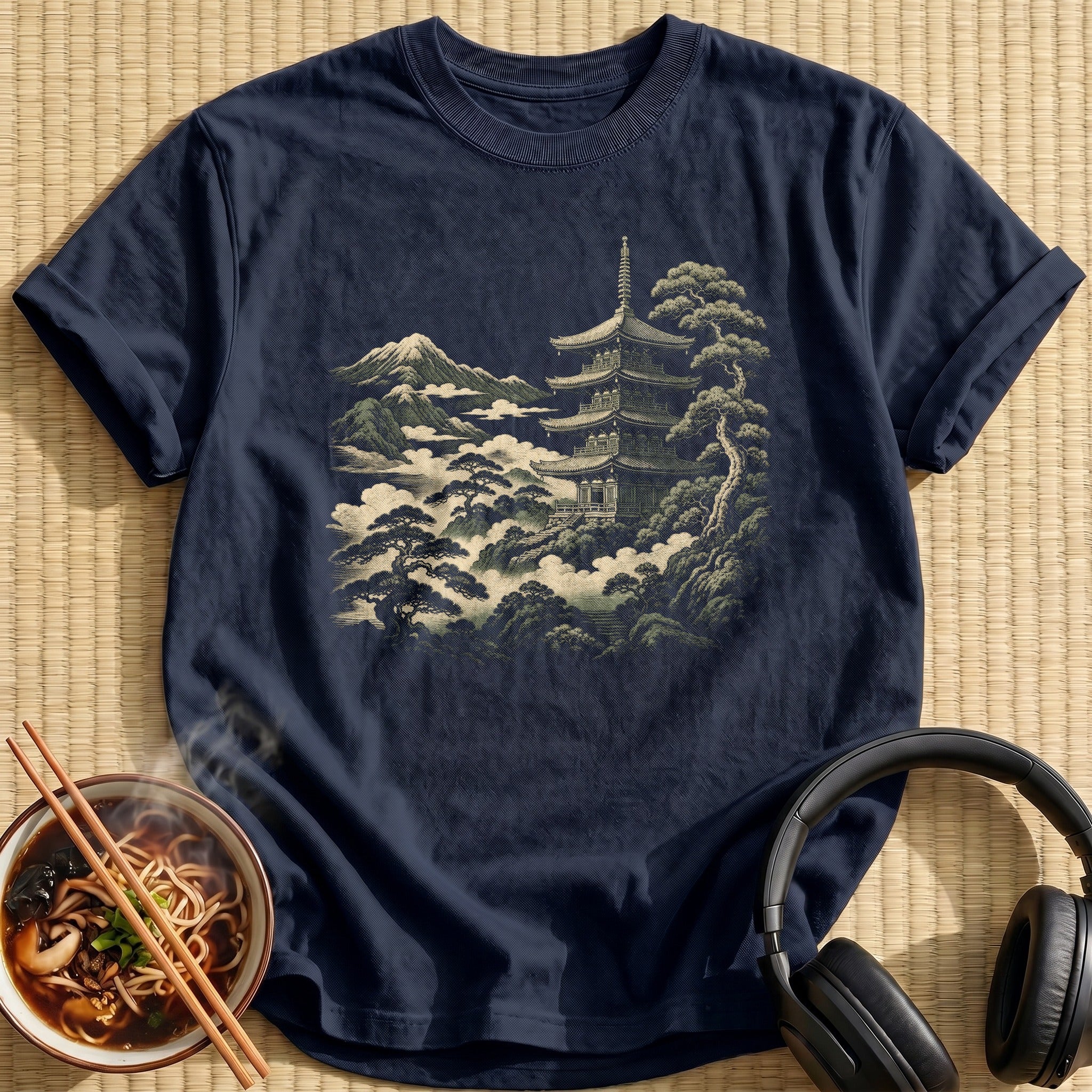 Misty Mountain Pagoda Pine Trees