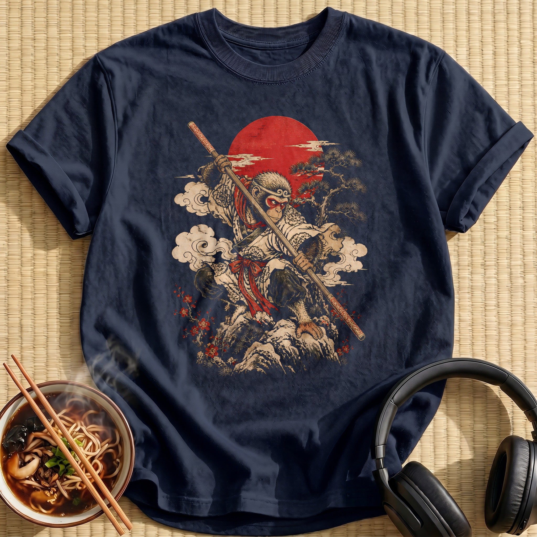 Monkey Warrior Ukiyoe 84 - Navy