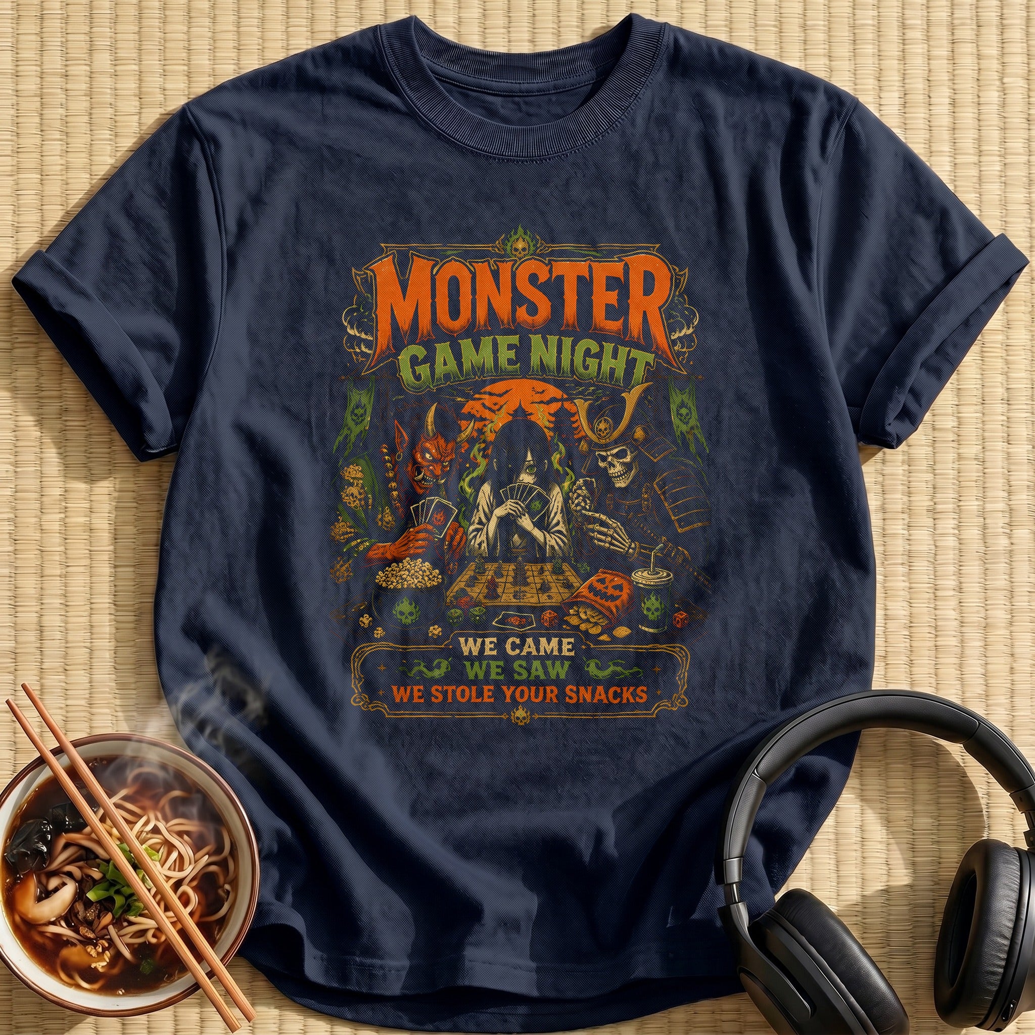 Monster Game Night - Navy