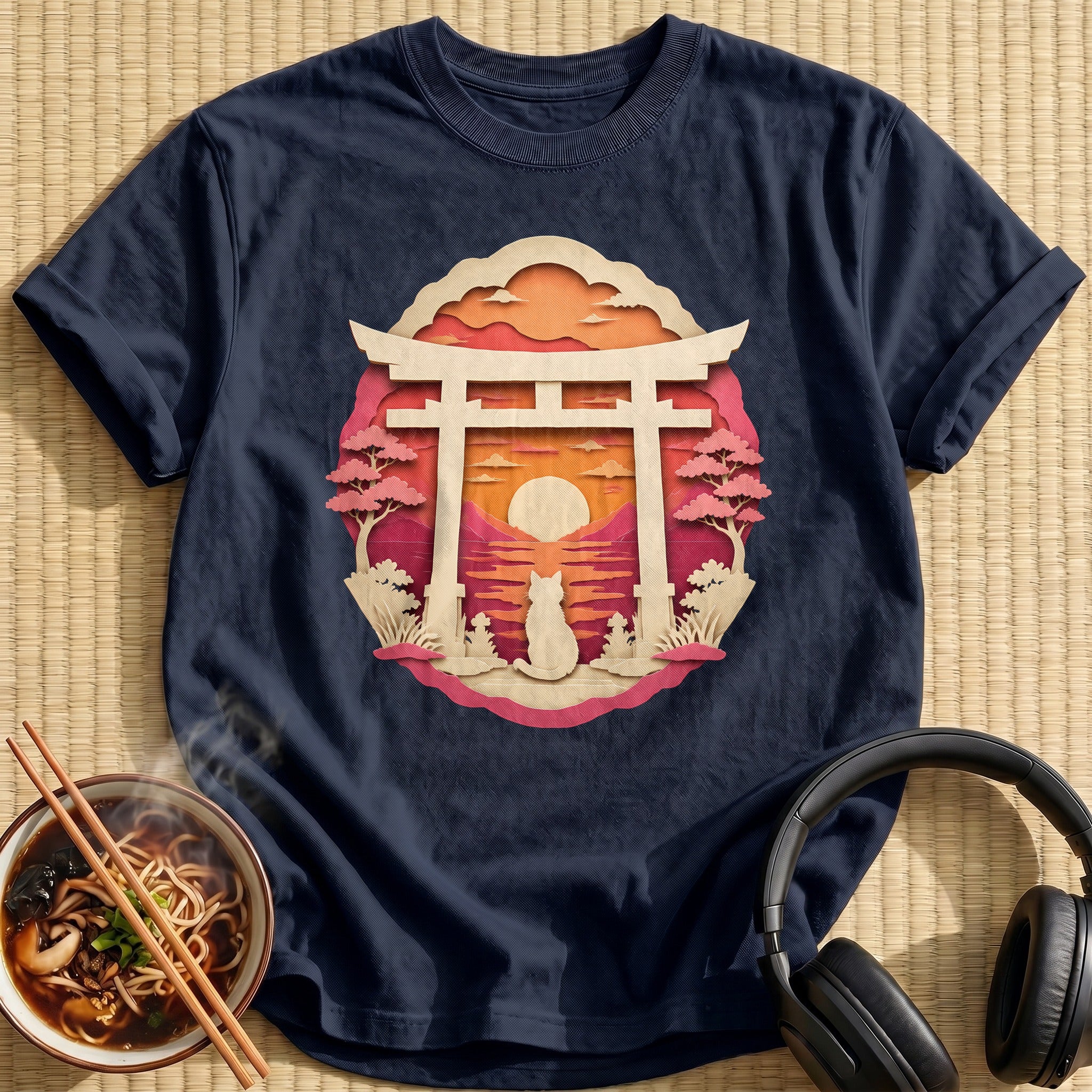 Papercut Torii Cat 67 - Navy