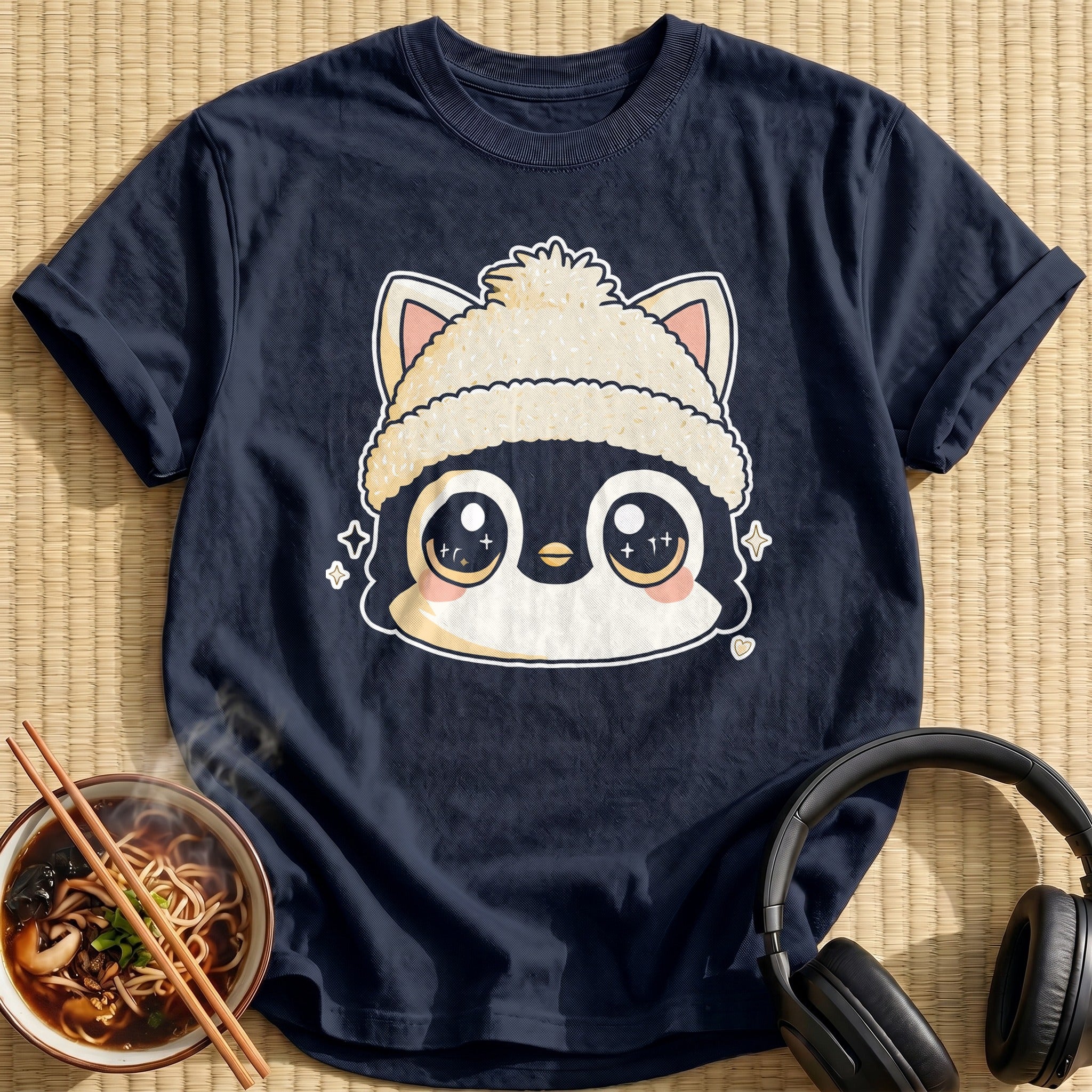 Penguin Cream Beanie