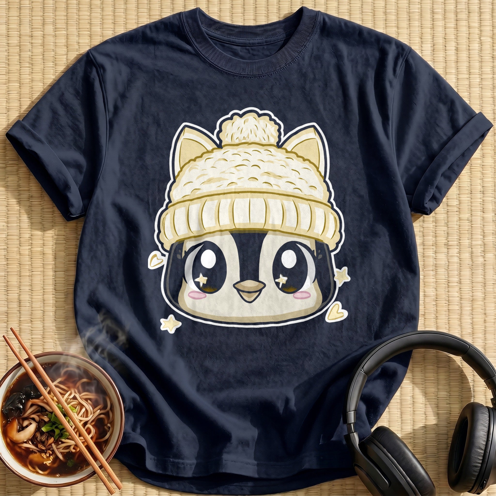 Penguin Cream Beanie