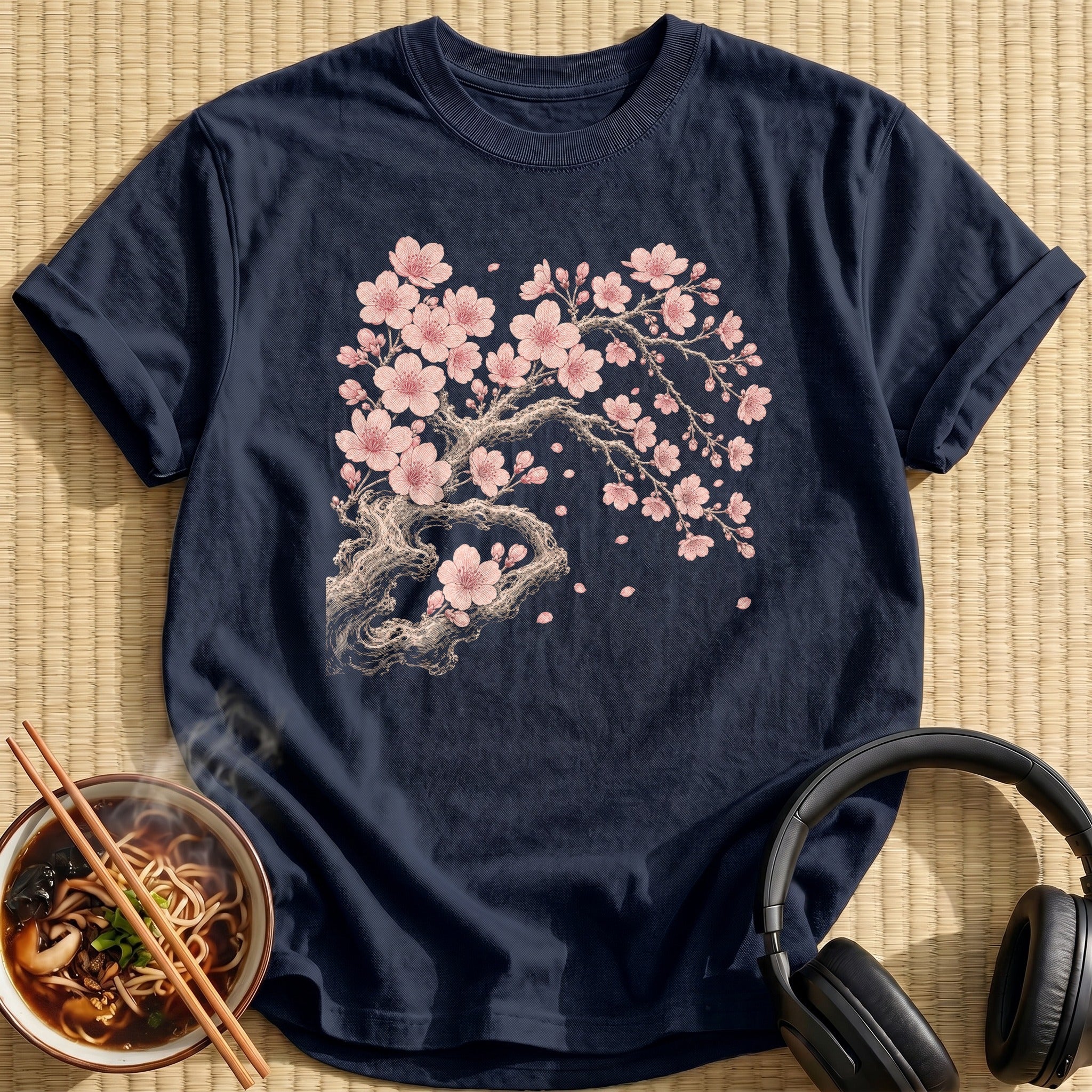 Pink Cherry Blossom Branch Tree