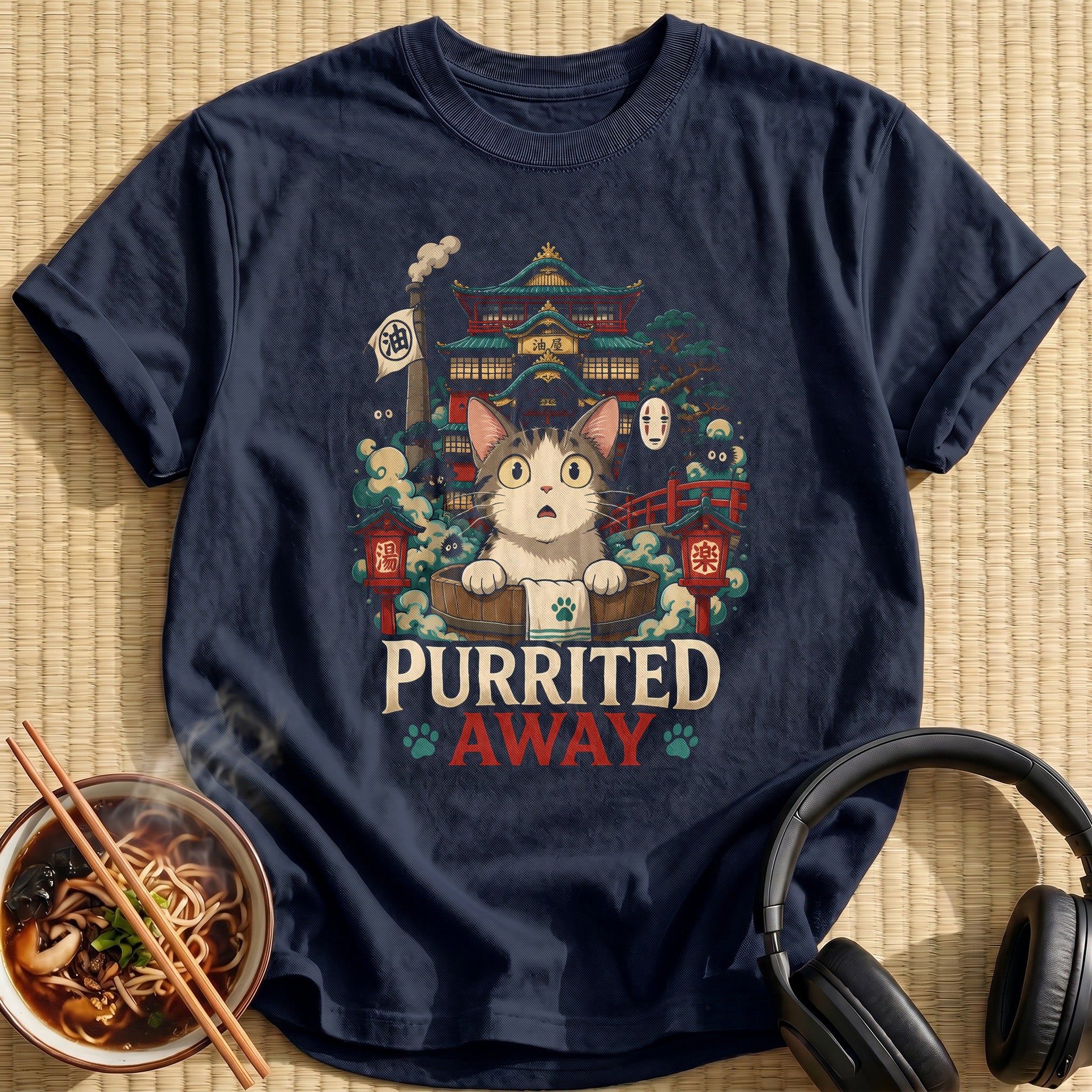 Purrited Away 31 - Navy
