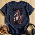Red Haired Anime Schoolgirl Kira - Navy