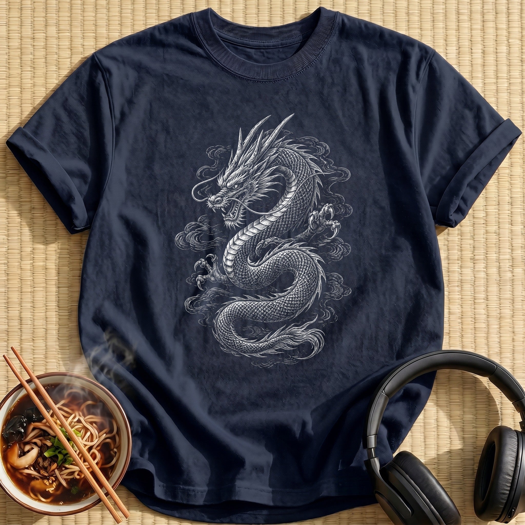 Scratchboard Dragon 60 - Navy