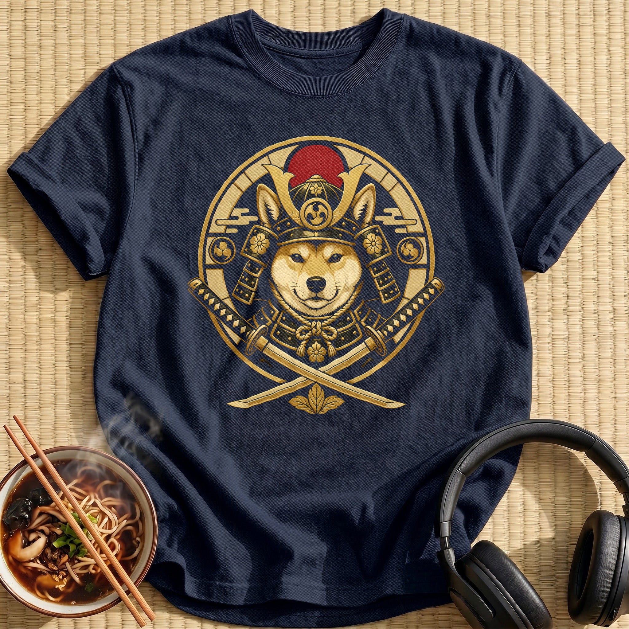 Shiba Inu Crest 82 - Navy