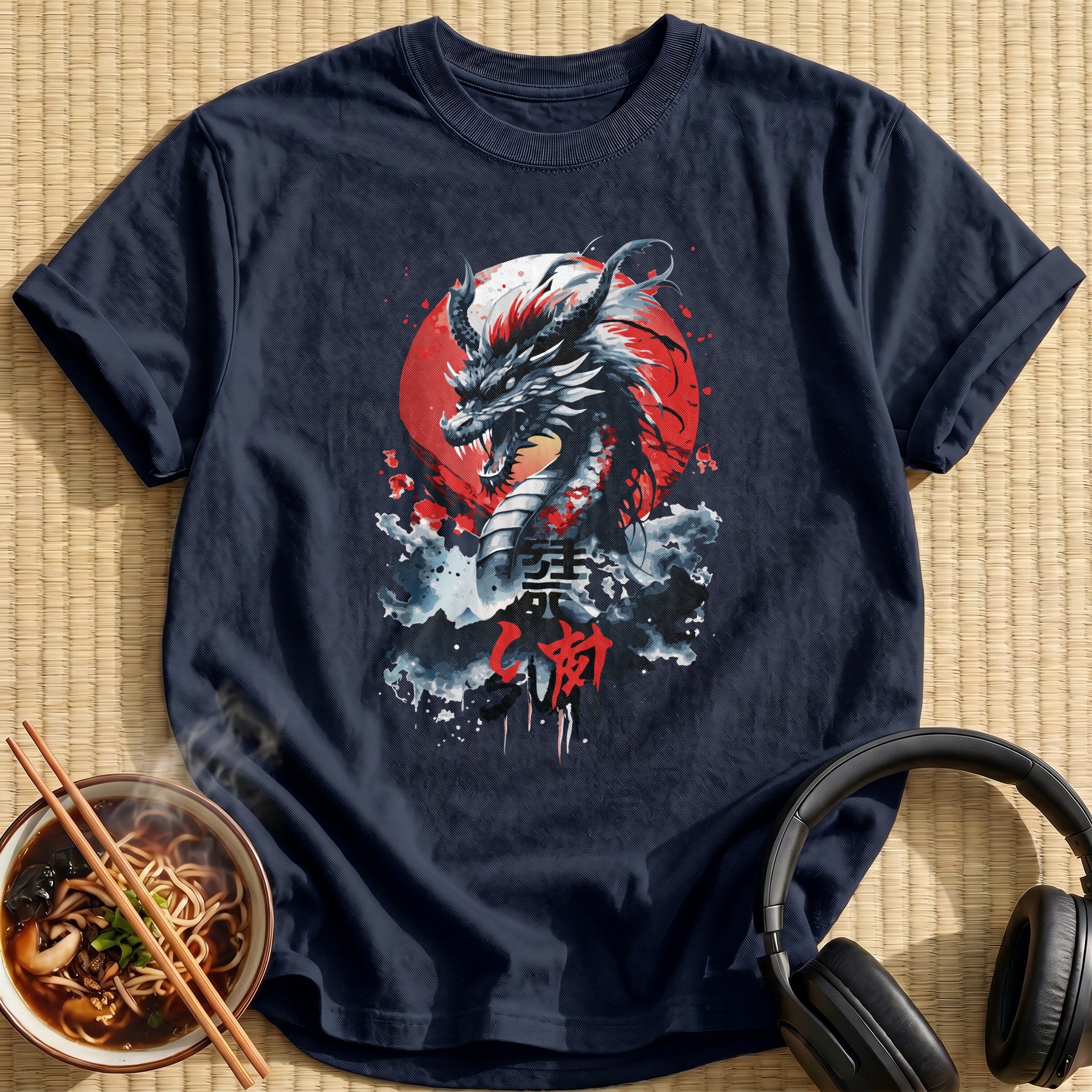 Silver Dragon Red Sun Smoke - Navy