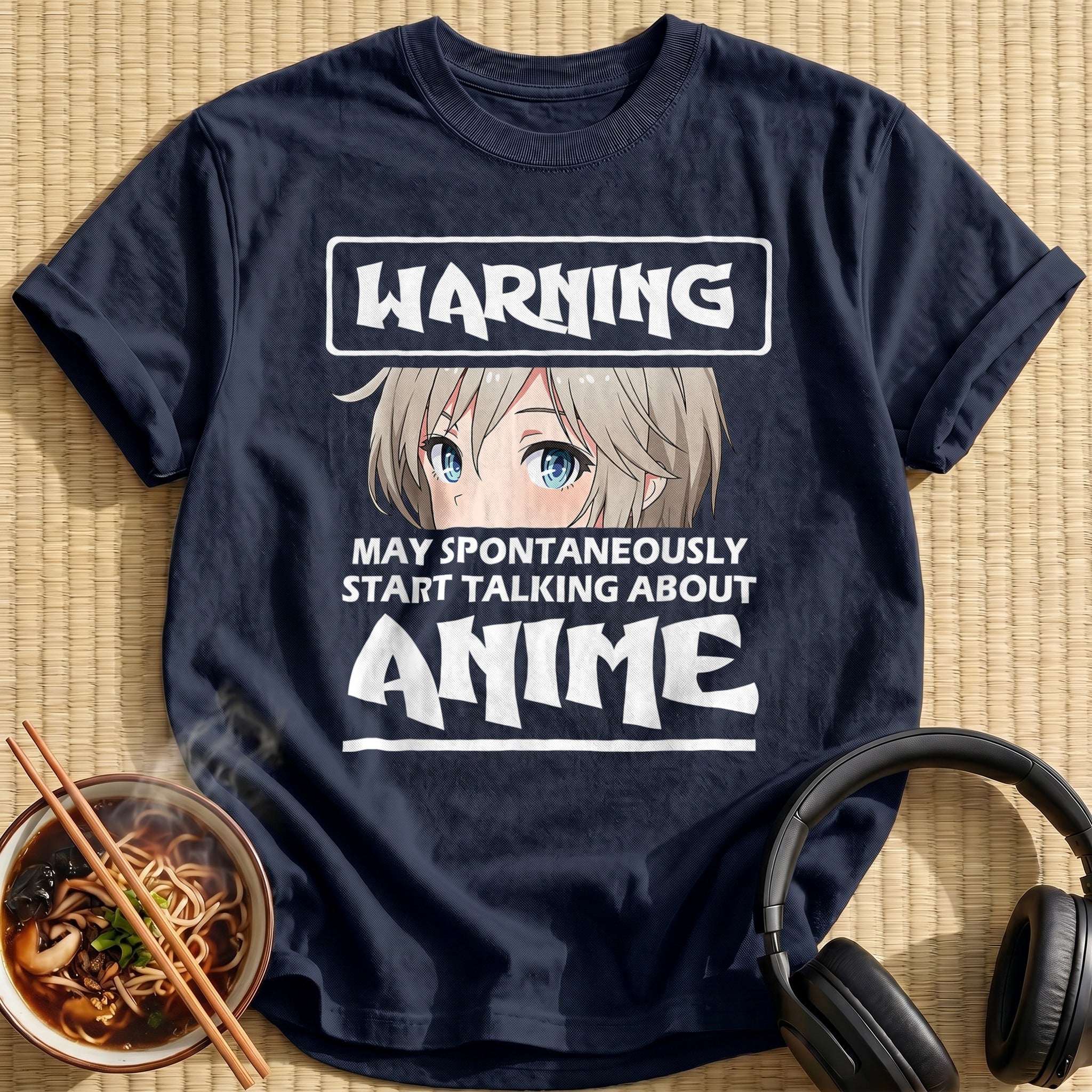 Spontaneously Talking About Anime Warning - Navy