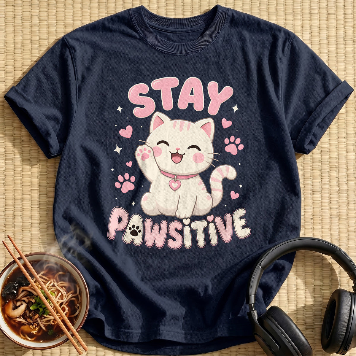 Stay Pawsitive 43 - Navy