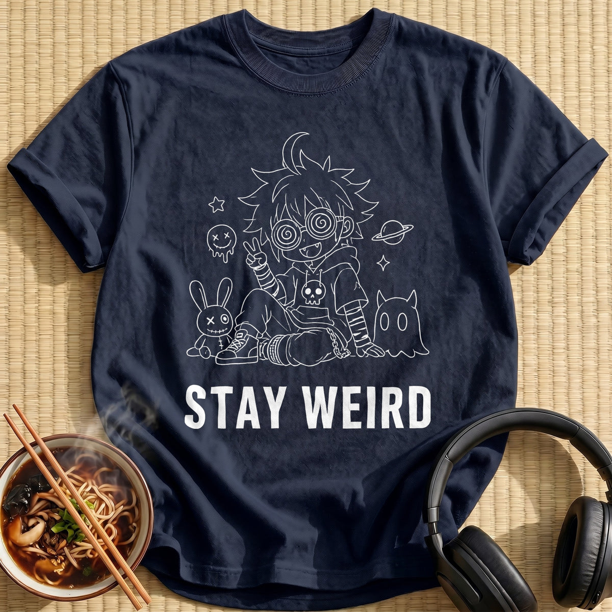 Stay Weird - Navy