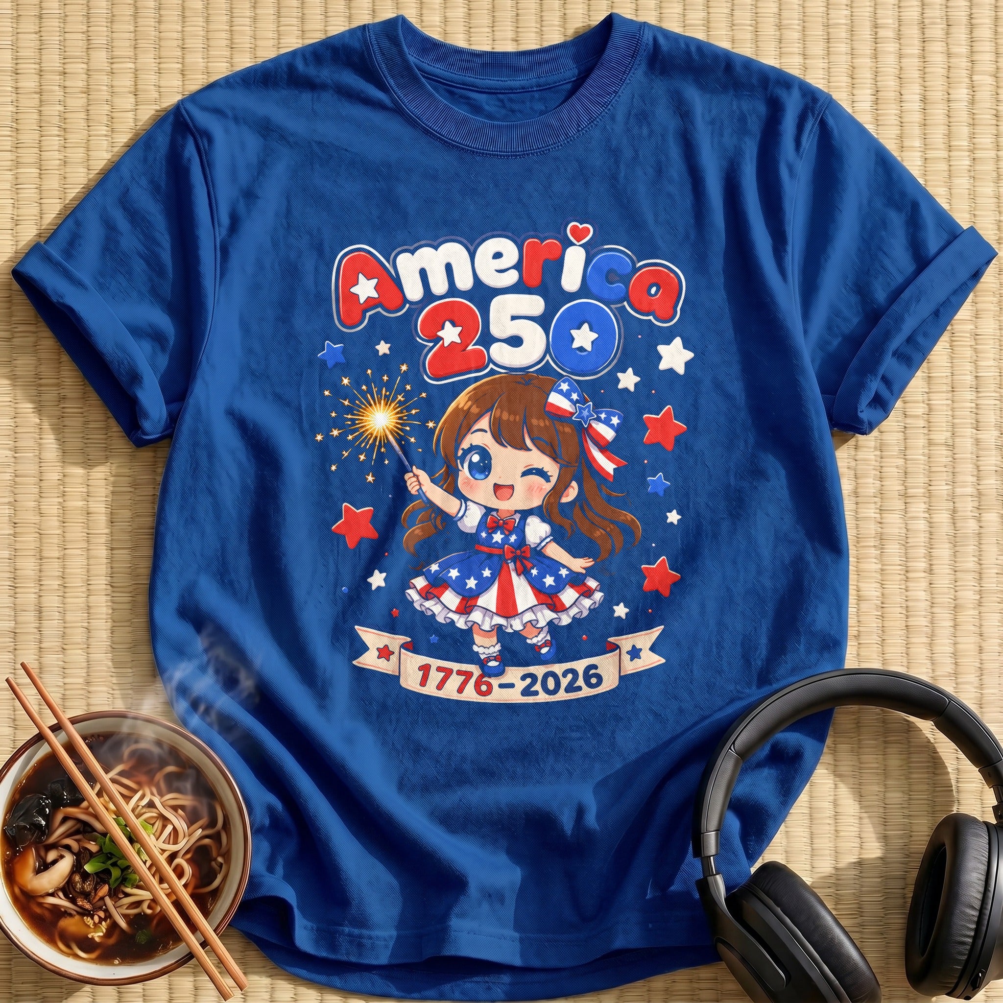 America 250 Chibi Star